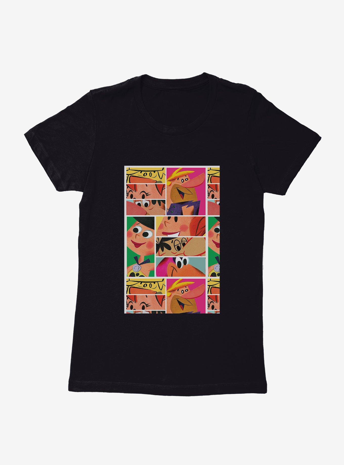 The Flintstones Eyes Collage Womens T-Shirt, , hi-res