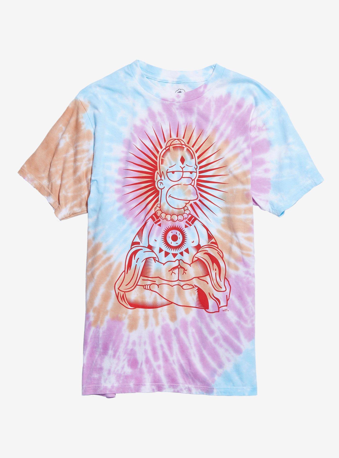 The Simpsons Homer Tie-Dye T-Shirt - BoxLunch Exclusive, TIE DYE, hi-res