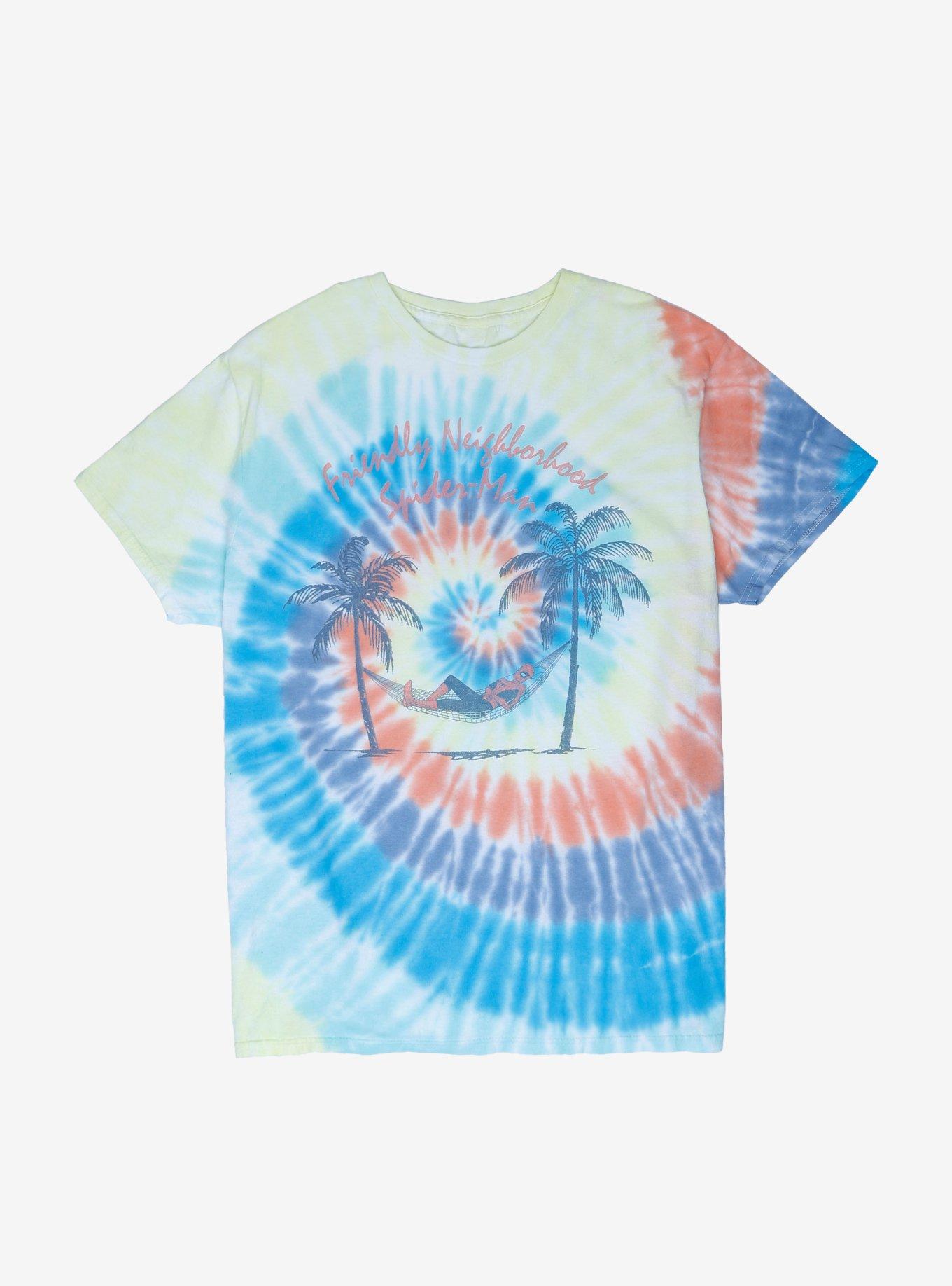 Marvel Spider-Man Tropical Tie-Dye T-Shirt - BoxLunch Exclusive 