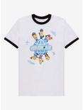 Minions Artist Series Yuka Morii Minion Air Ringer T-Shirt - BoxLunch Exclusive, WHITE, hi-res