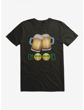 Plus Size Emoji St. Patrick's Day Icons Shamrock Eyes Cheers Mugs T-Shirt, , hi-res