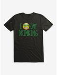 Emoji St. Patrick's Day Icons Shamrock Eyes Day Drinking T-Shirt, BLACK, hi-res