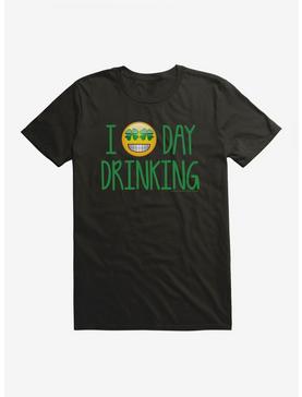 Plus Size Emoji St. Patrick's Day Icons Shamrock Eyes Day Drinking T-Shirt, , hi-res