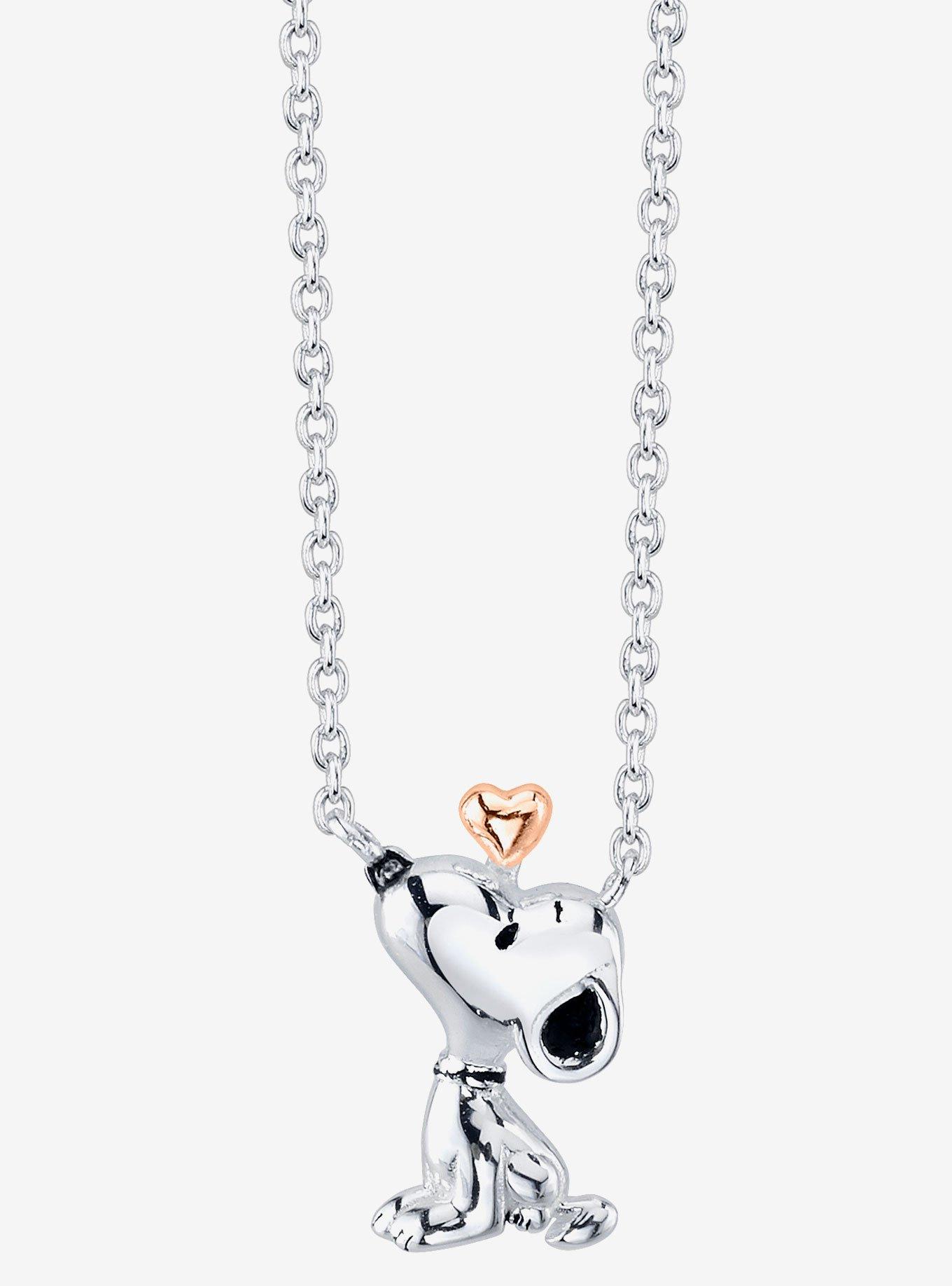 Peanuts Snoopy Dainty Necklace, , hi-res