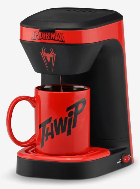 Marvel Spiderman 1 Cup Coffee Maker with Mug Hot Topic