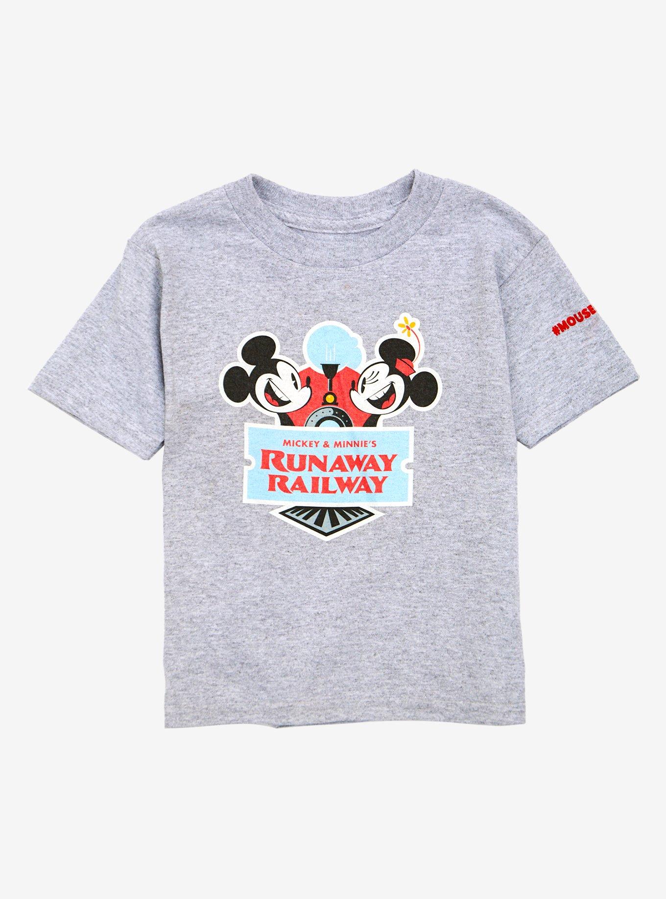 Disney Mickey & Minnie's Runaway Railway Toddler T-Shirt, BLUE, hi-res