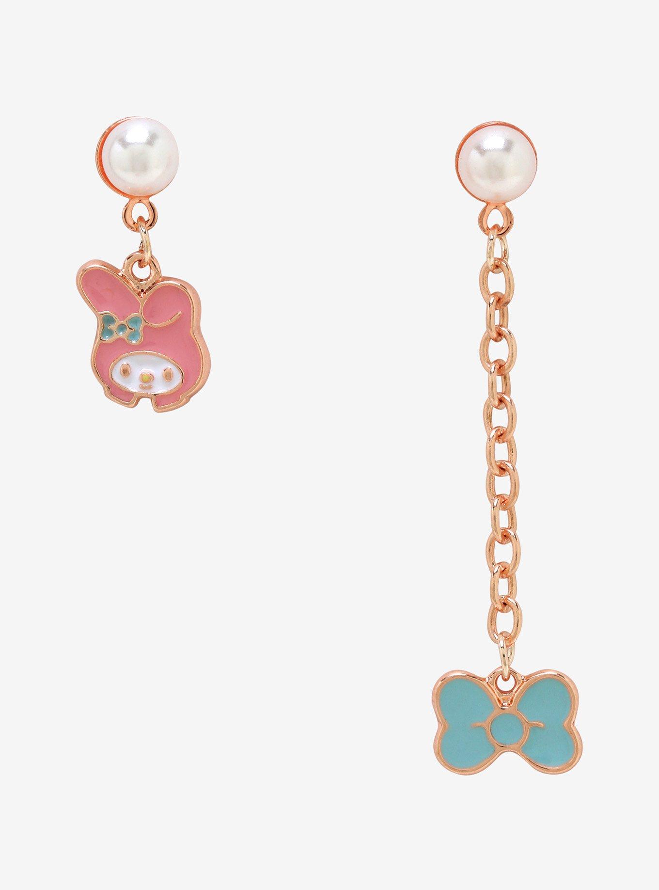 My Melody Mismatch Stud Earrings, , hi-res