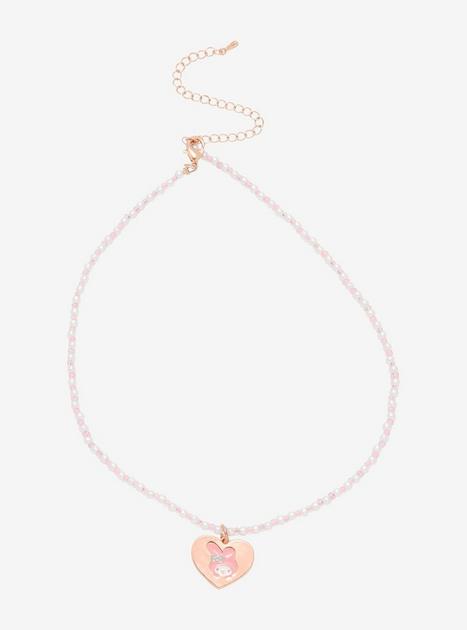 My Melody Heart Charm Choker | Hot Topic