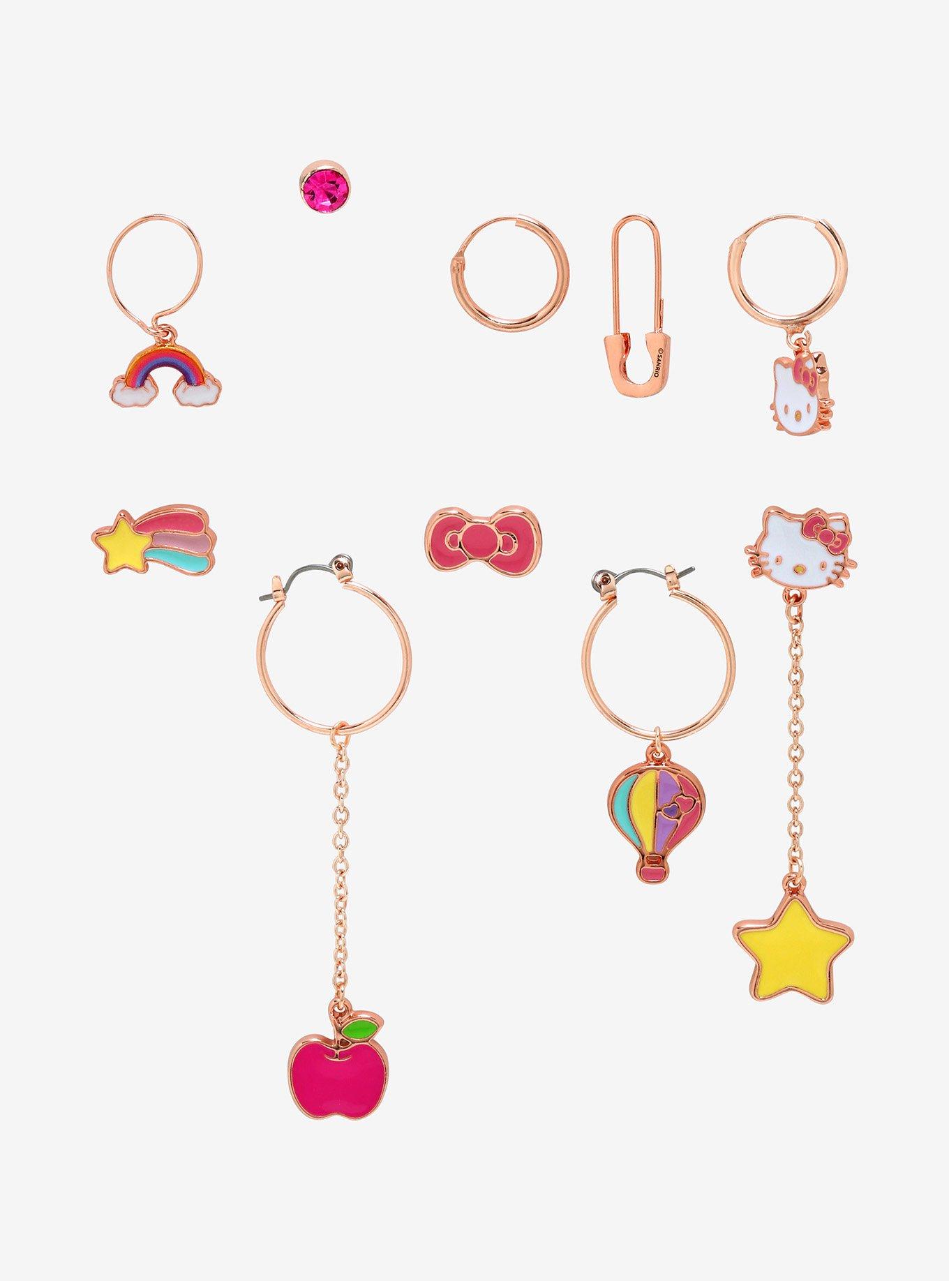 Hello Kitty Icon Mismatch Earring Set