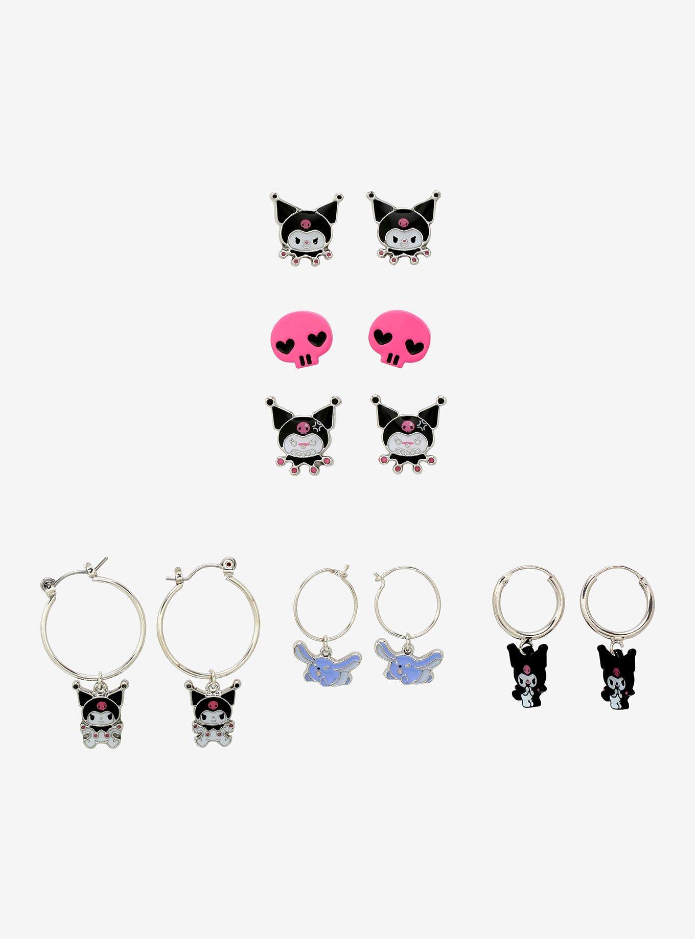 Crazy in Lock Earrings Set S00 - Fashion Jewelry