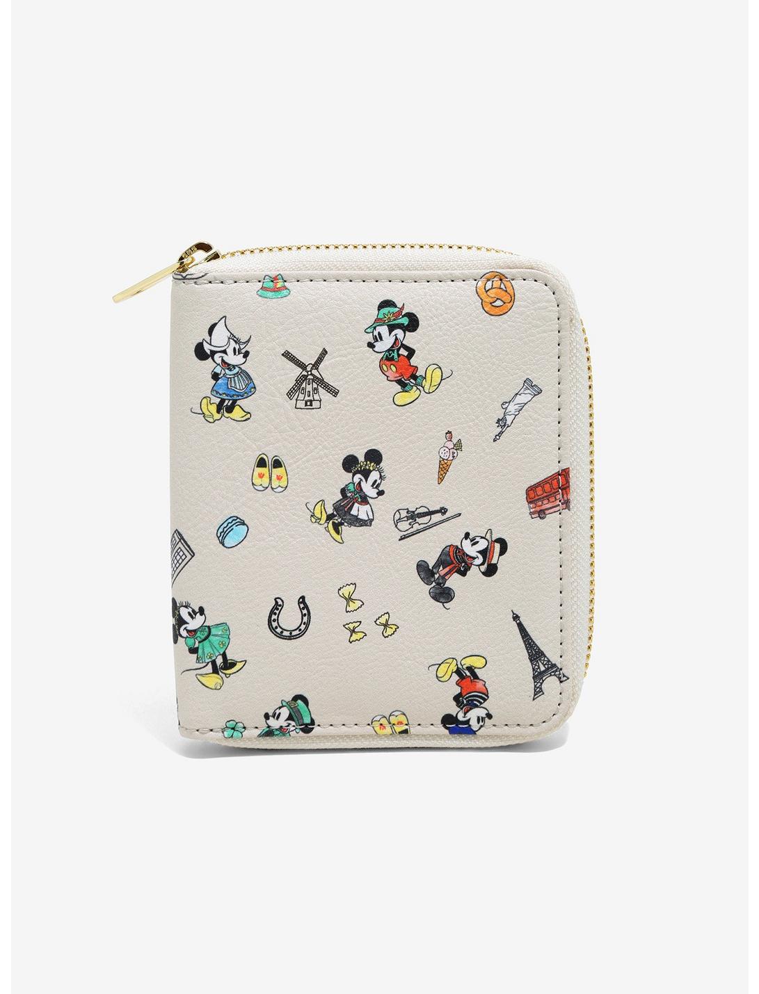 Her Universe Disney Mickey & Minnie Mouse International Small Wallet - BoxLunch Exclusive, , hi-res