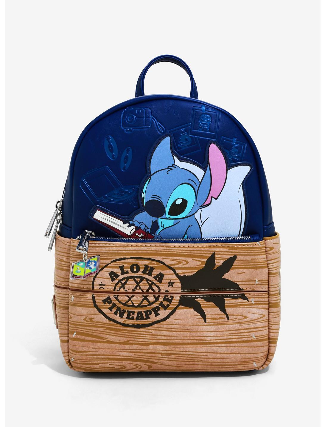 Loungefly Disney Lilo & Stitch Aloha Crate Mini Backpack - BoxLunch Exclusive, , hi-res
