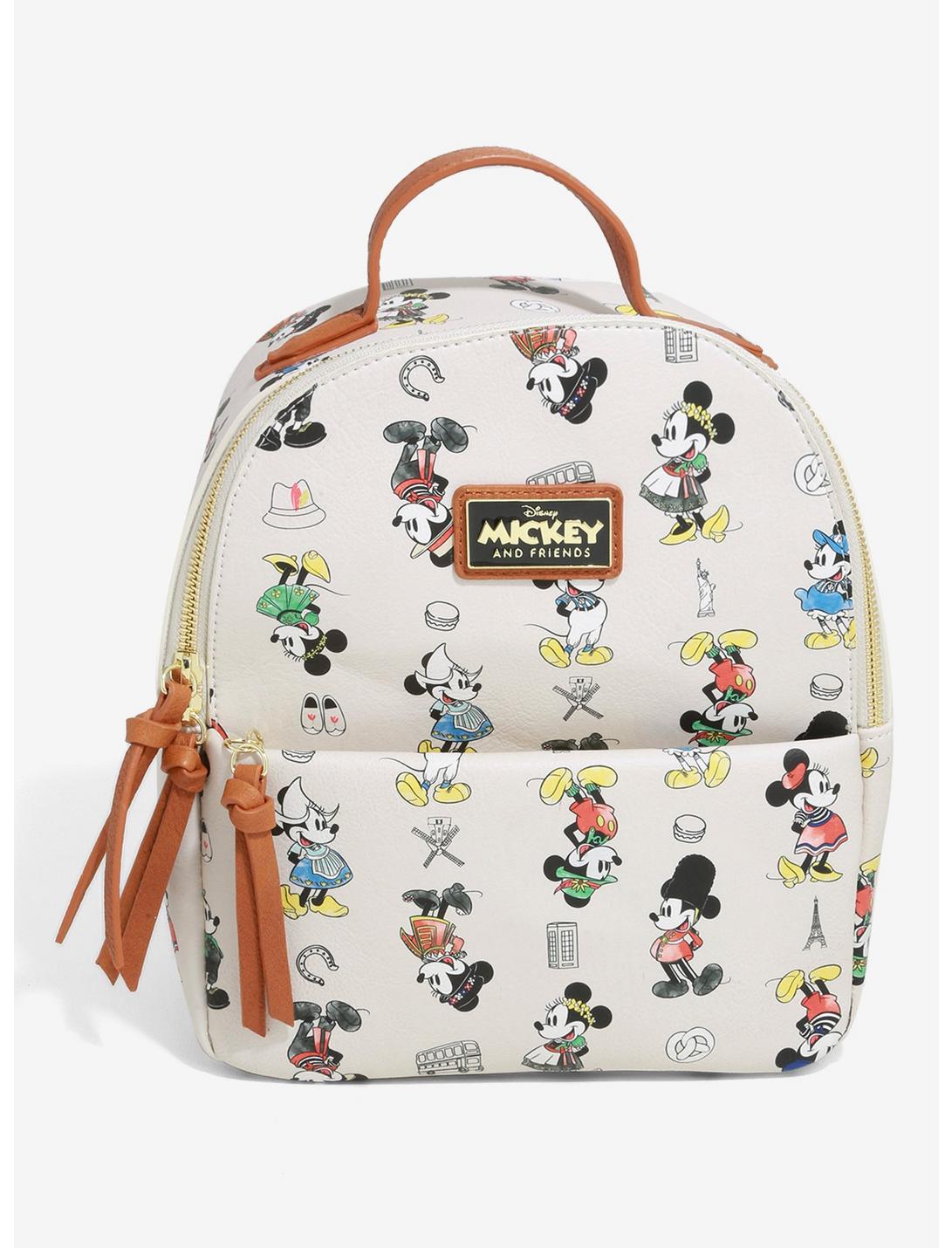 Her Universe Disney Mickey & Minnie Mouse International Mini Backpack - BoxLunch Exclusive, , hi-res