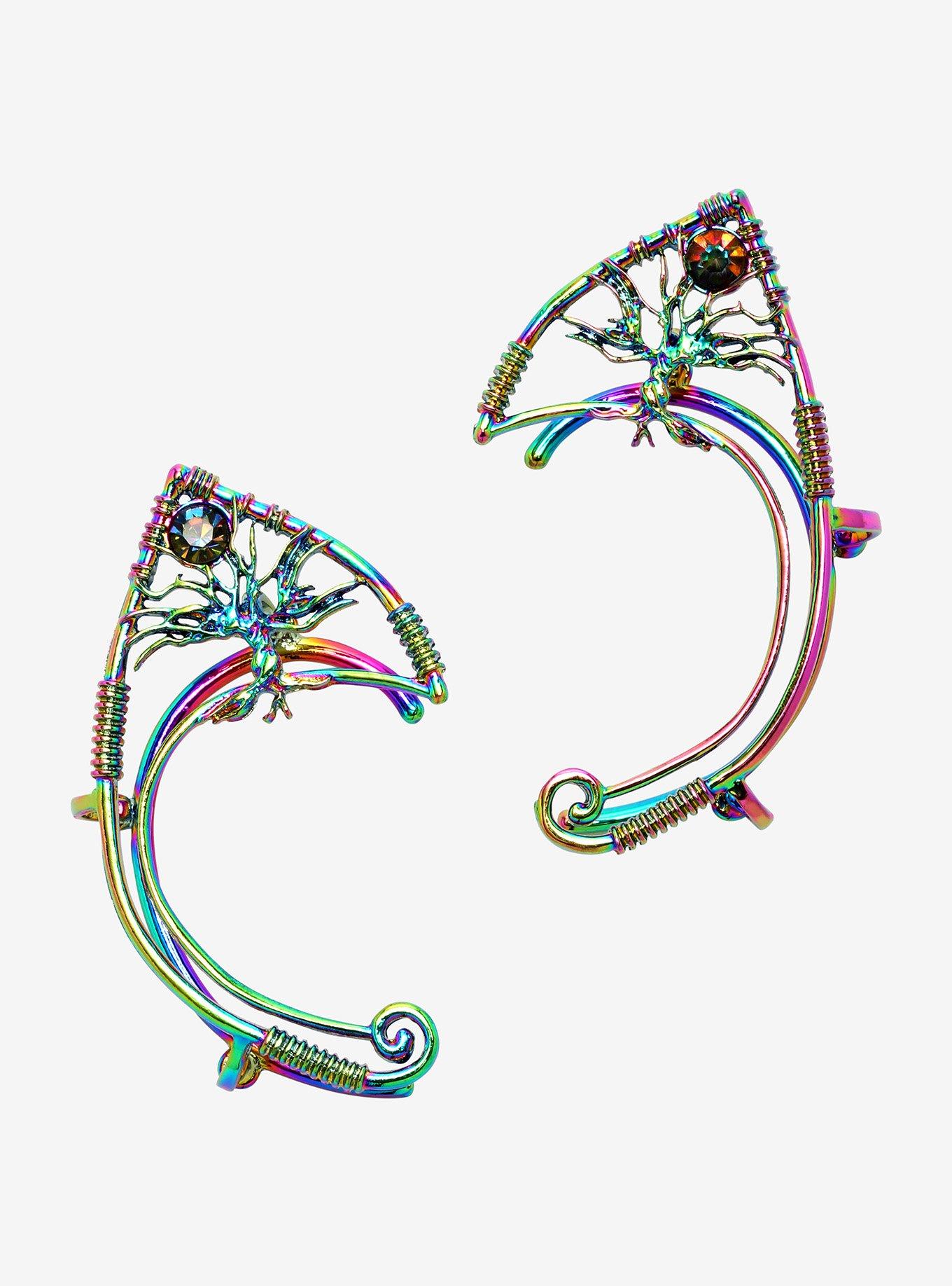 Harry Potter Womping Willow Anodized Ear Cuff Set Hot Topic