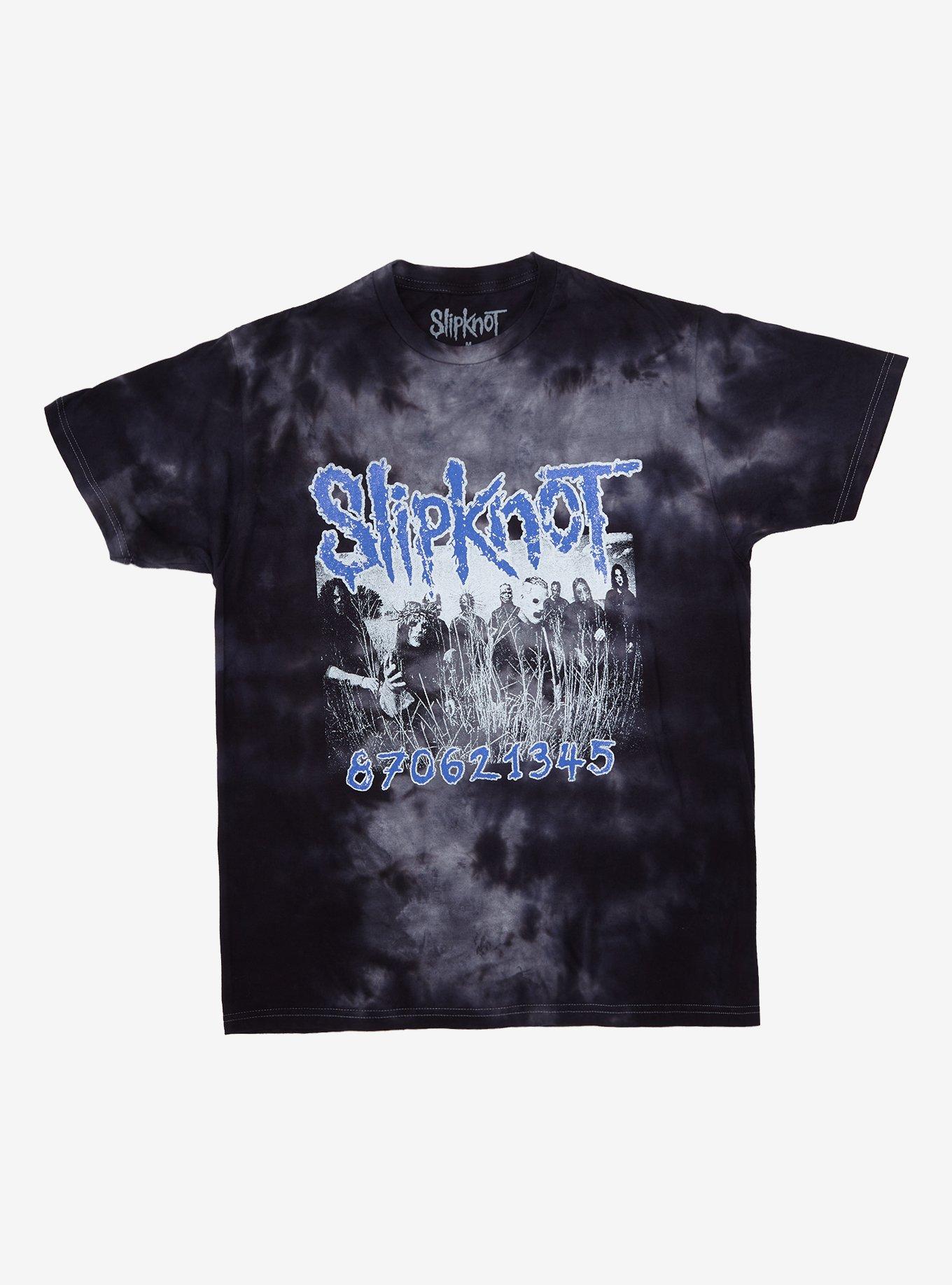 Slipknot 870621345 Tie-Dye T-Shirt, BLACK, hi-res