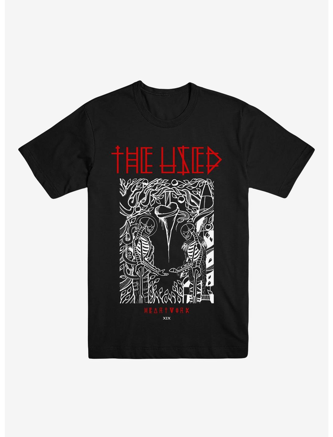 The Used Heartwork T-Shirt Hot Topic Exclusive, BLACK, hi-res