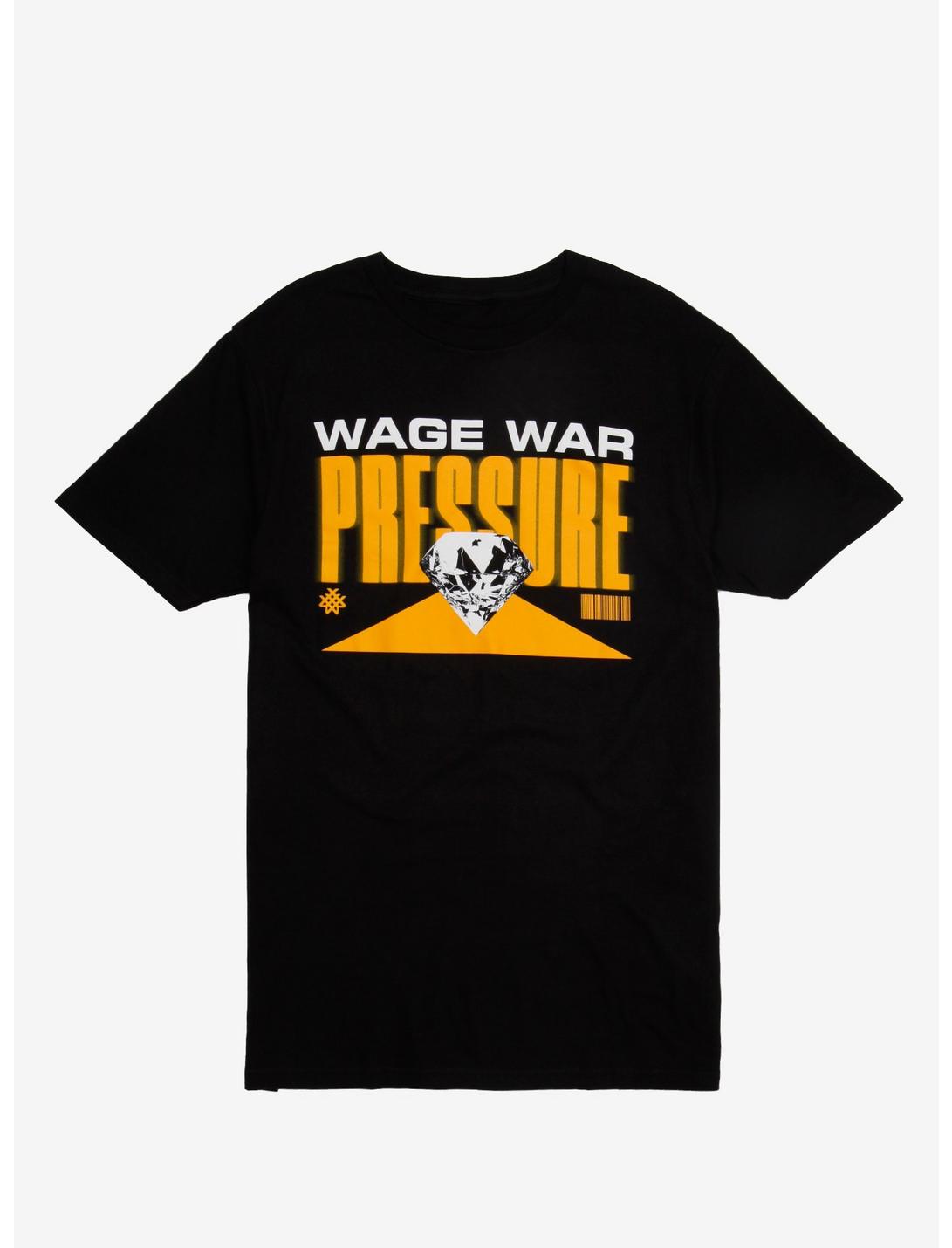 Wage War Pressure Album Art T-Shirt, BLACK, hi-res