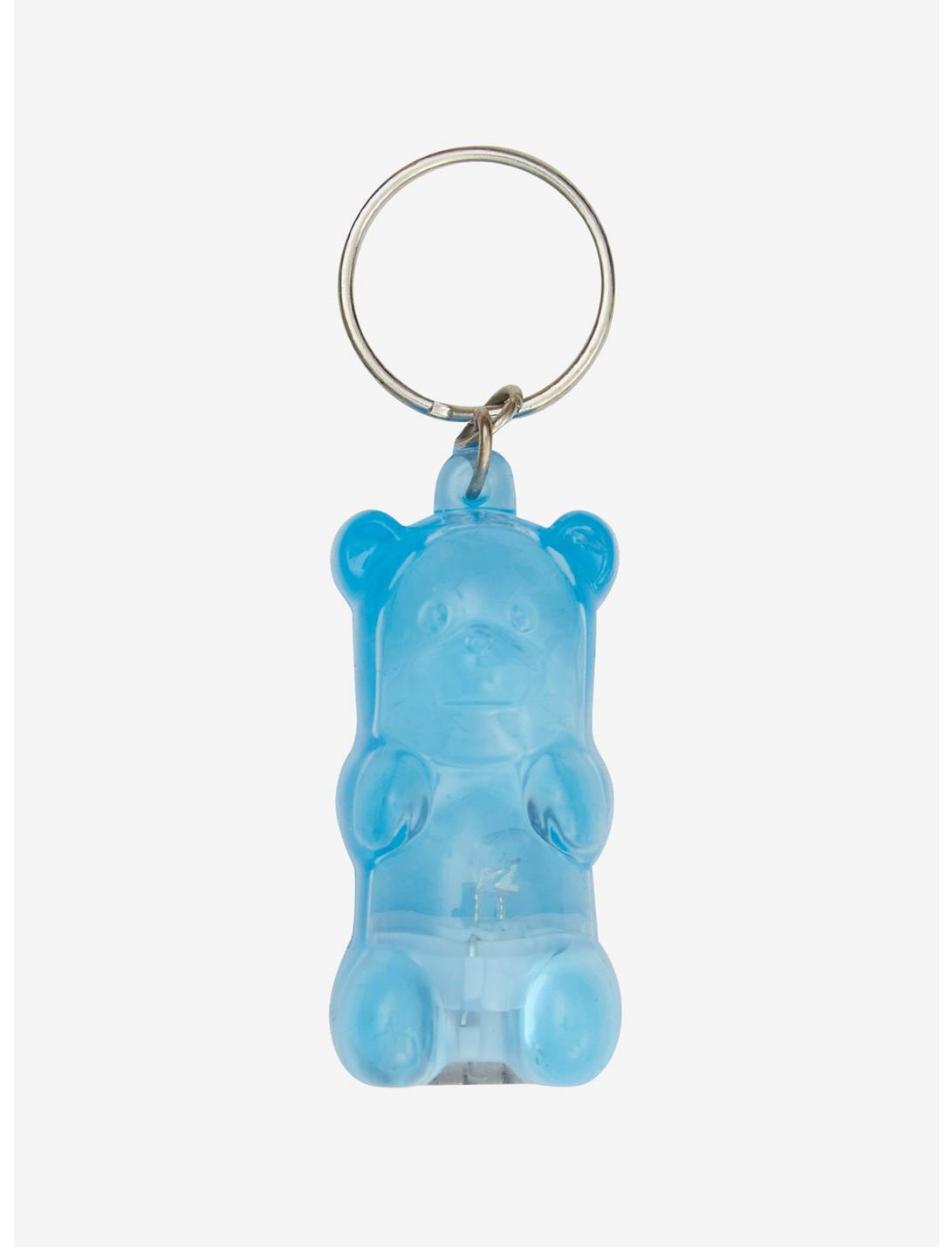 Blue Candy Bear Light-Up Key Chain, , hi-res