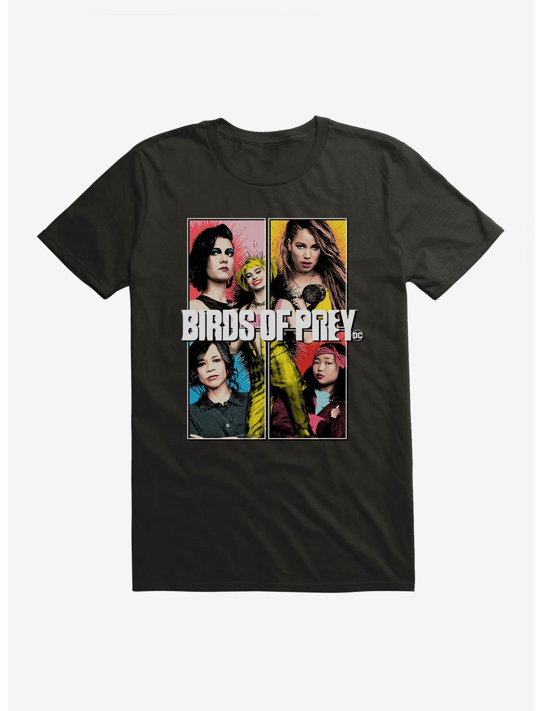 DC Comics Birds Of Prey Team Box Up T-Shirt, BLACK, hi-res