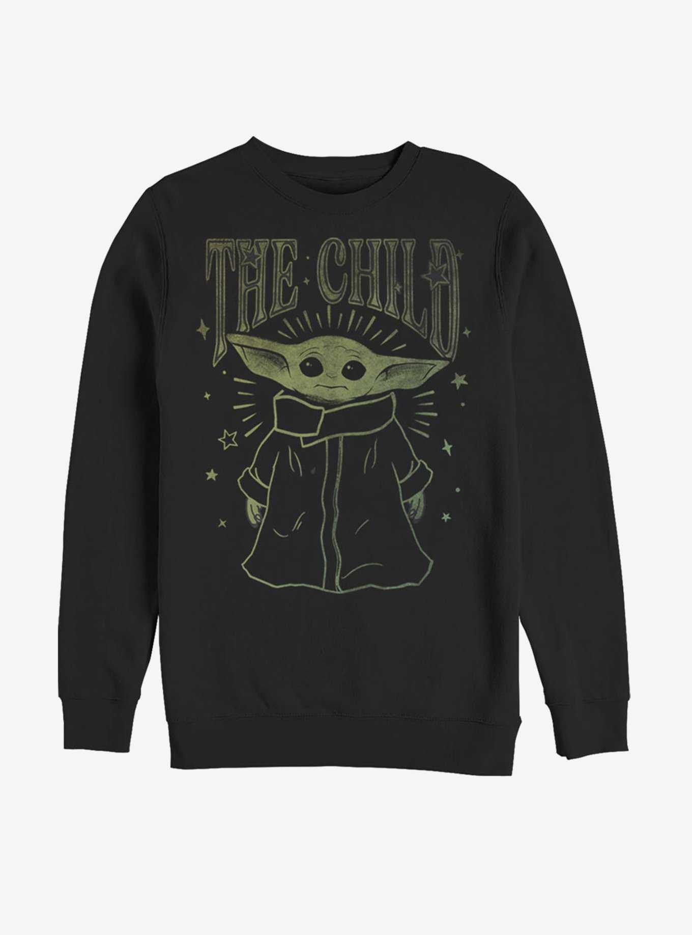 Star Wars The Mandalorian The Child Vintage Outline Sweatshirt, , hi-res