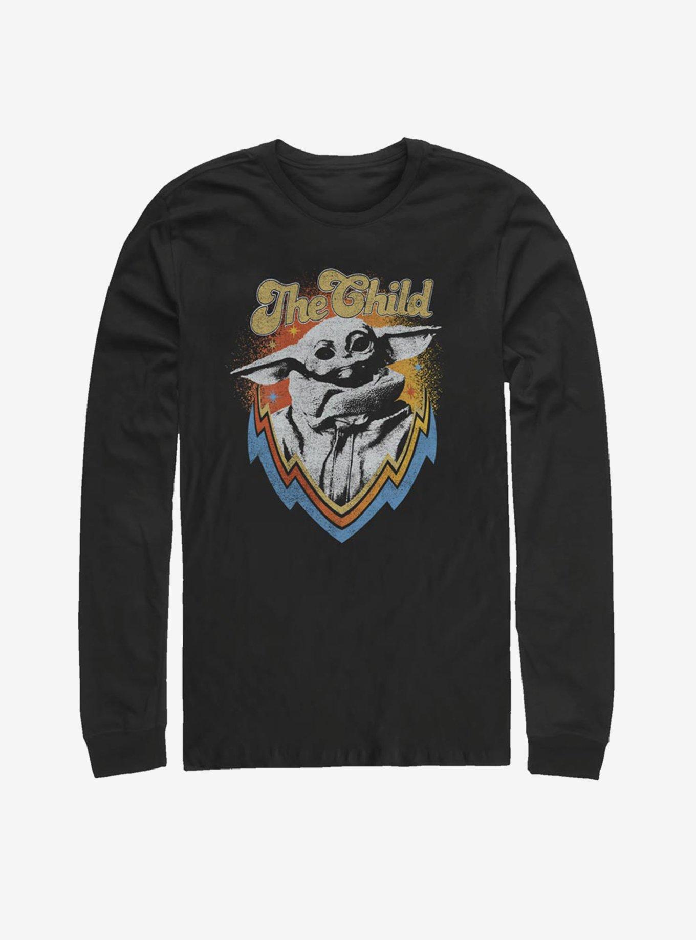 Star Wars The Mandalorian The Child Retro Long-Sleeve T-Shirt