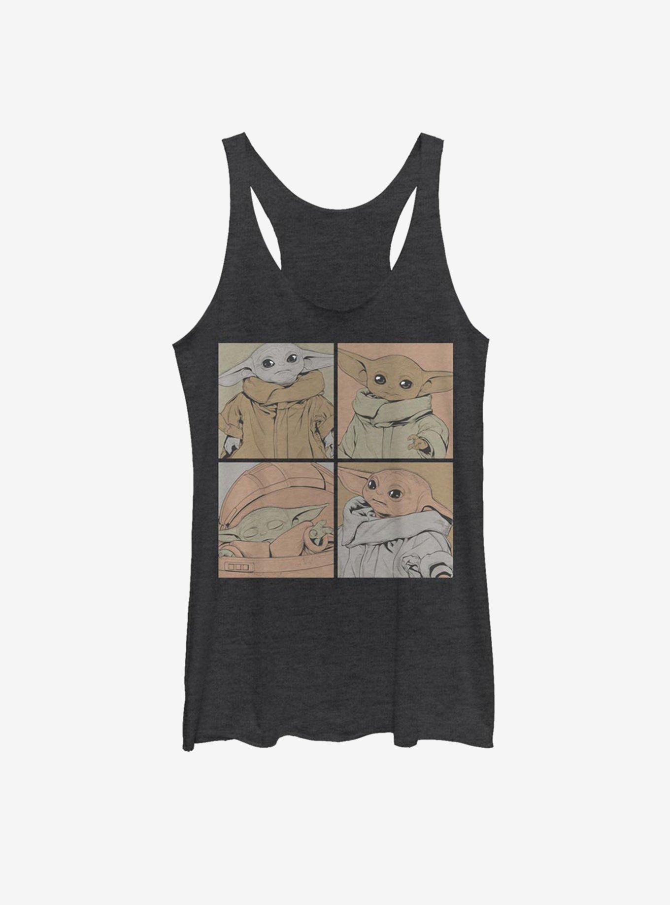 Star Wars The Mandalorian The Child Boxes Of Cute Womens Tank Top, , hi-res