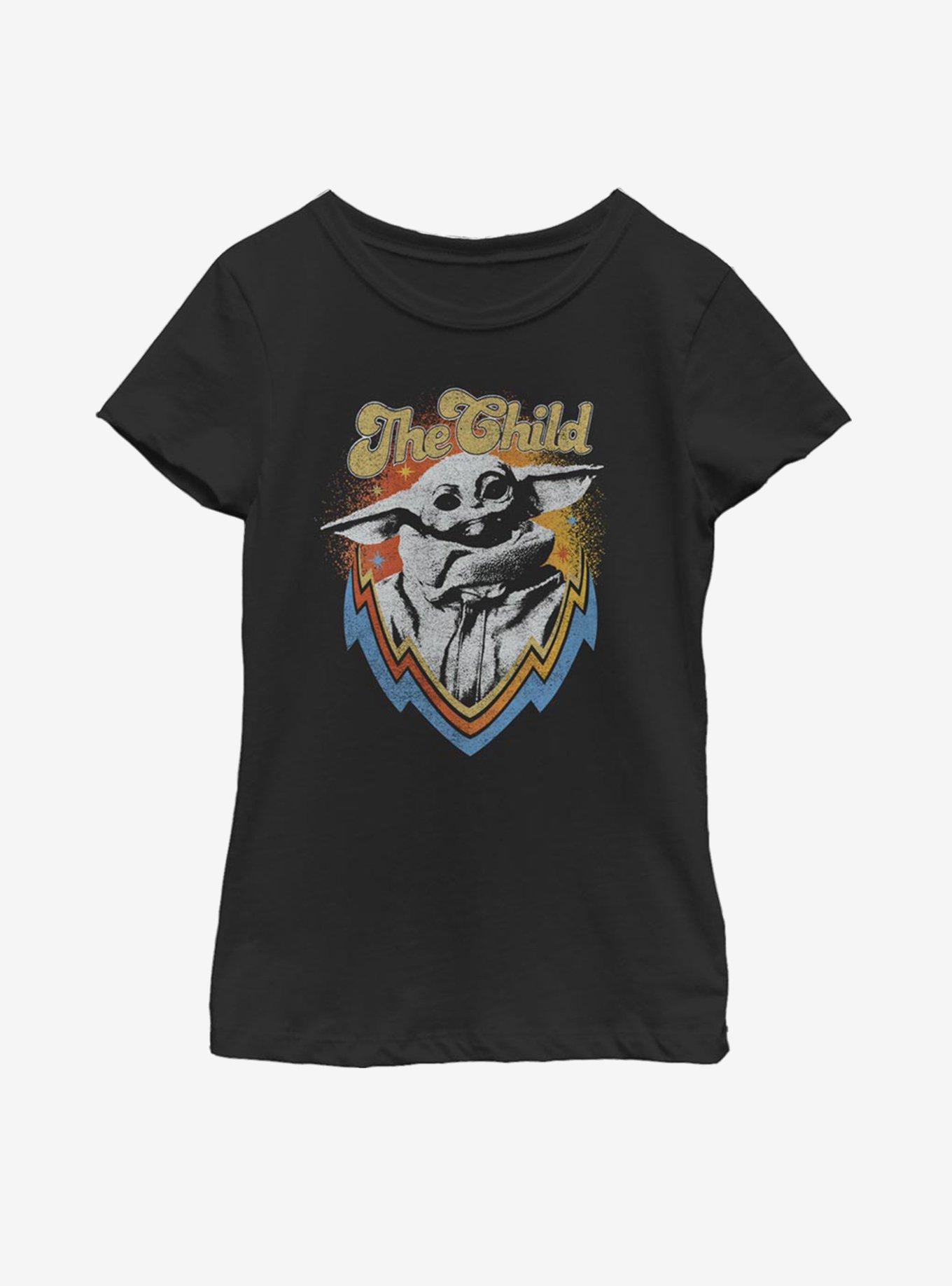 Star Wars The Mandalorian The Child Retro Youth Girls T-Shirt