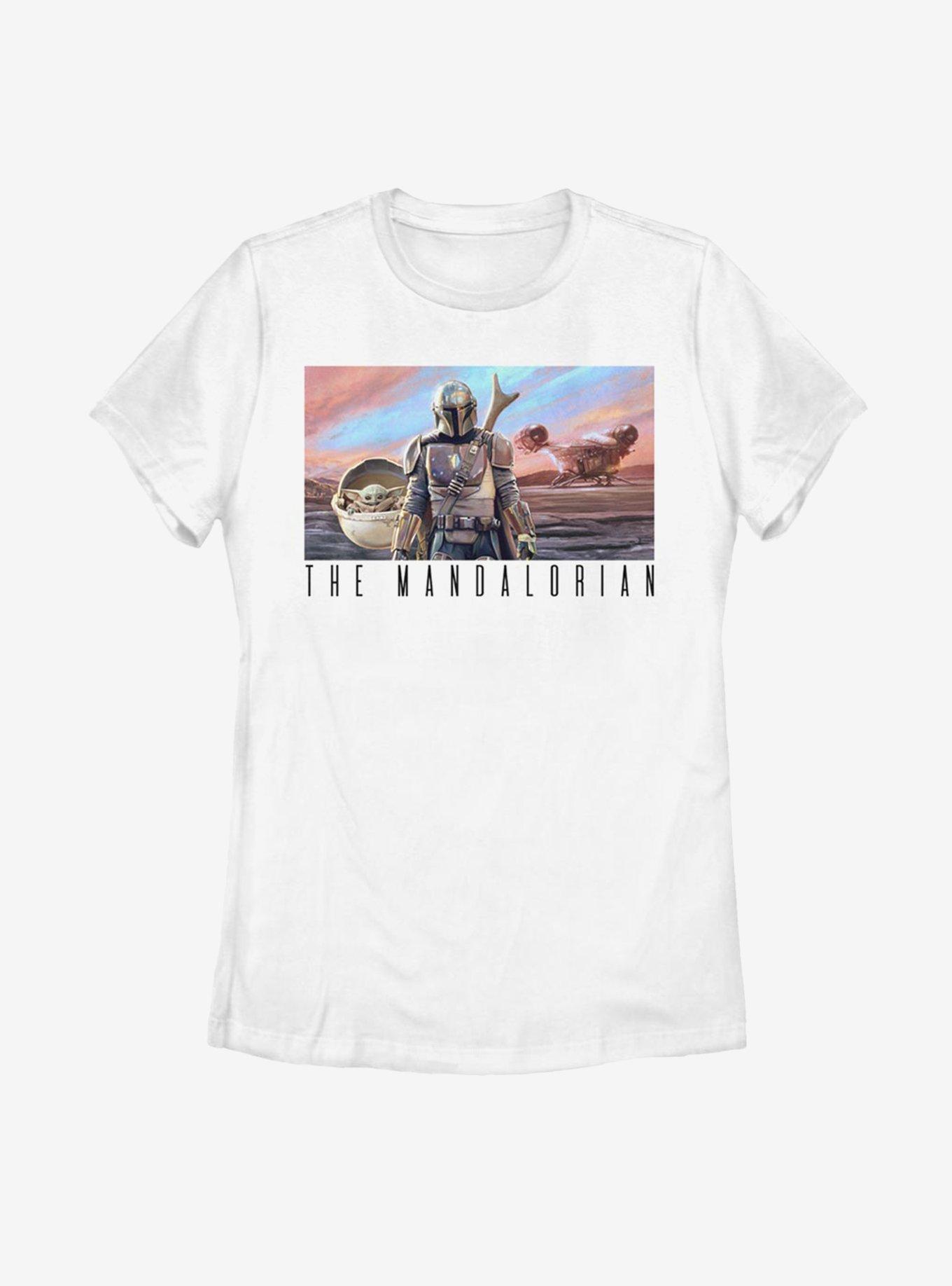 Star Wars The Mandalorian The Child Family Postcard Womens T-Shirt, , hi-res