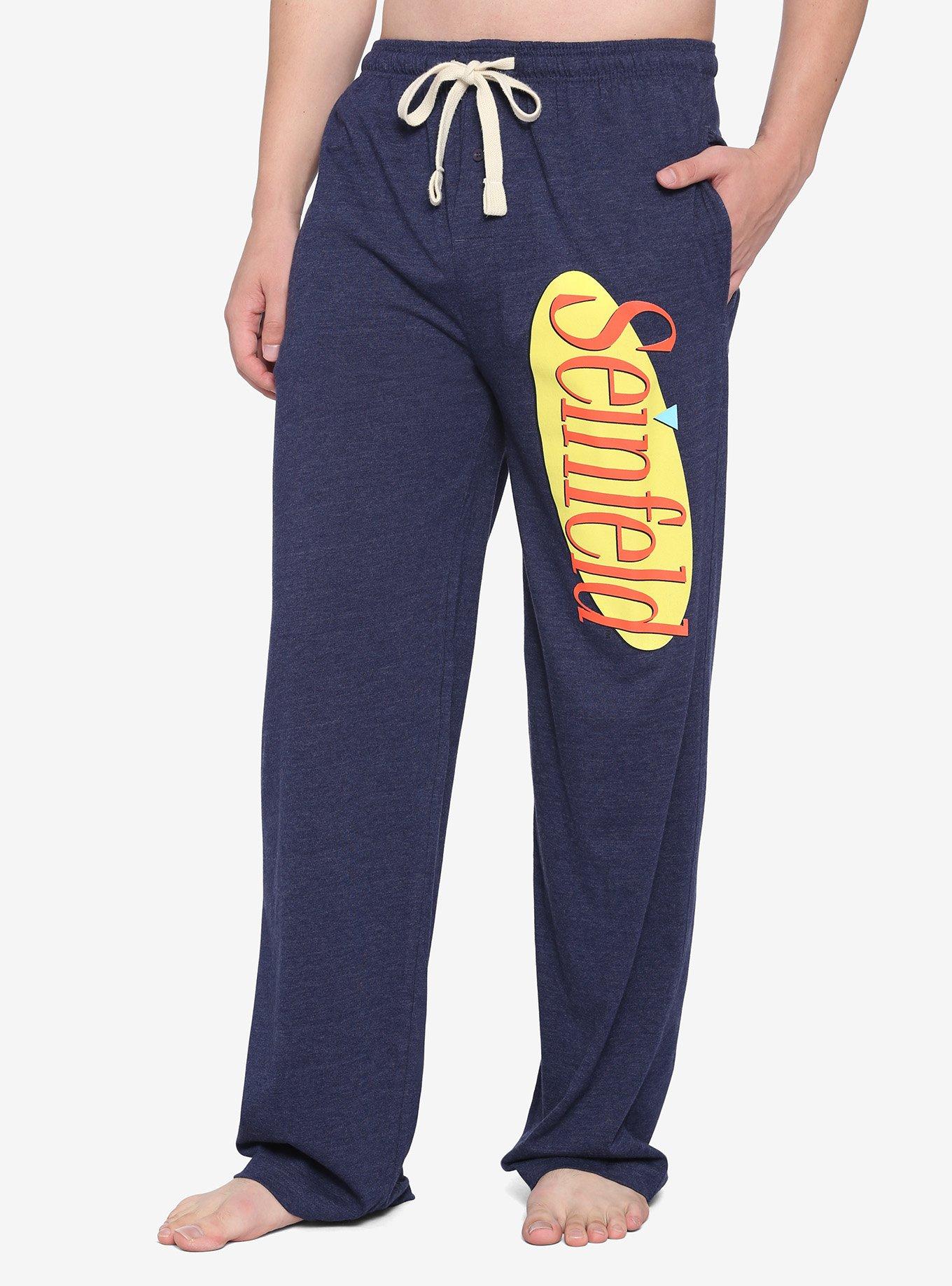 Seinfeld Logo Pajama Pants, BLUE HEATHER  NAVY, hi-res