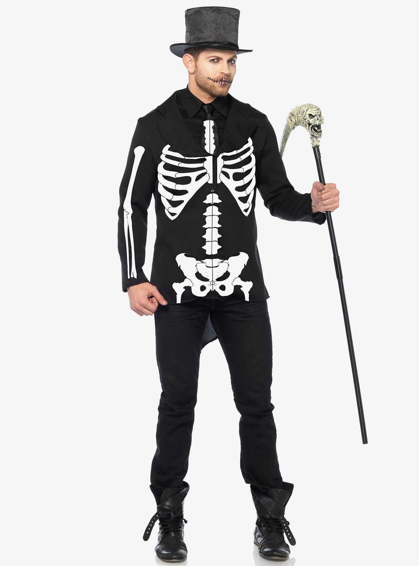Bone Daddy Skeleton Tuxedo Costume, , hi-res