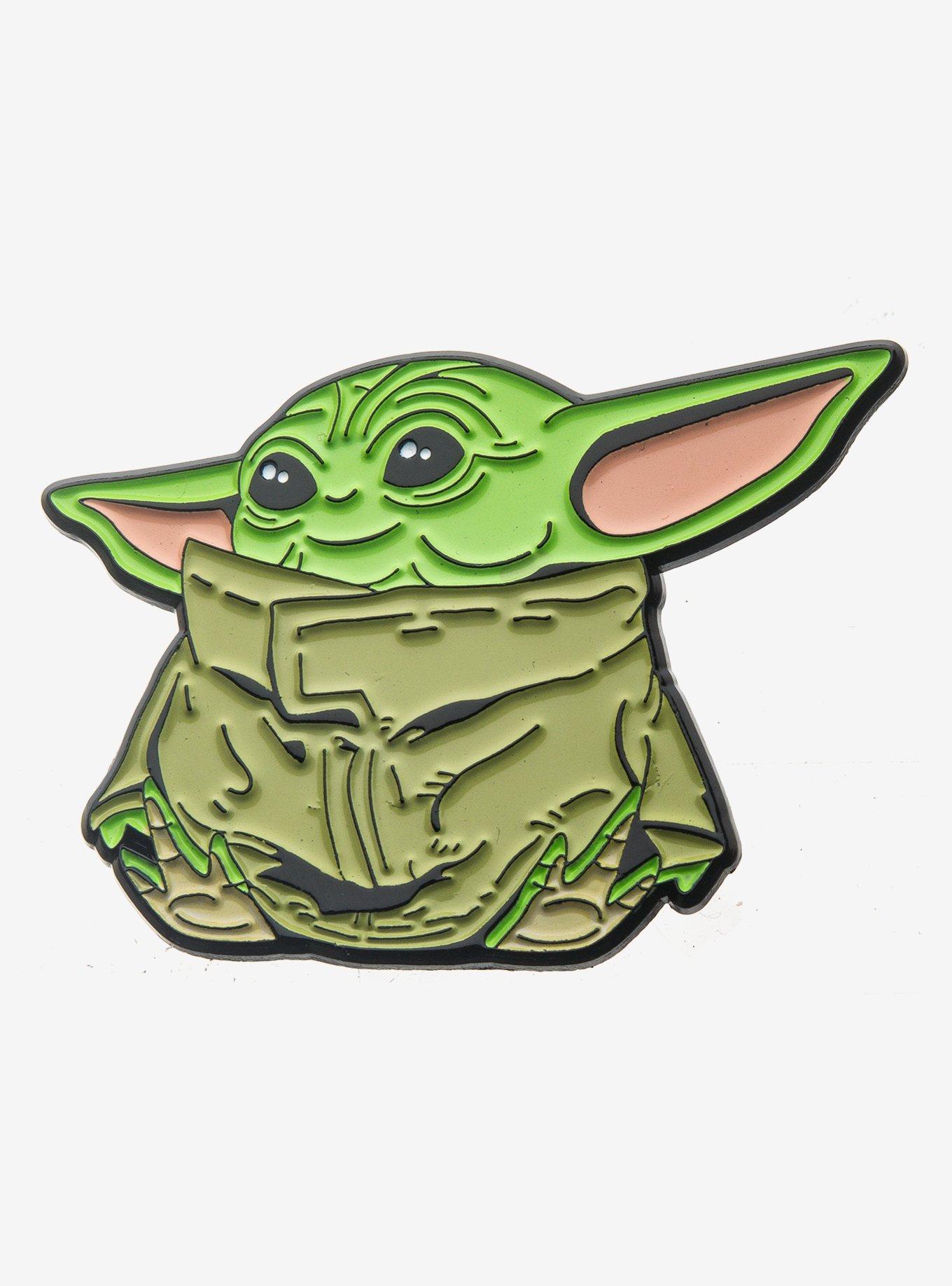 Star Wars The Mandalorian The Child Sitting Enamel Pin - BoxLunch Exclusive, , hi-res