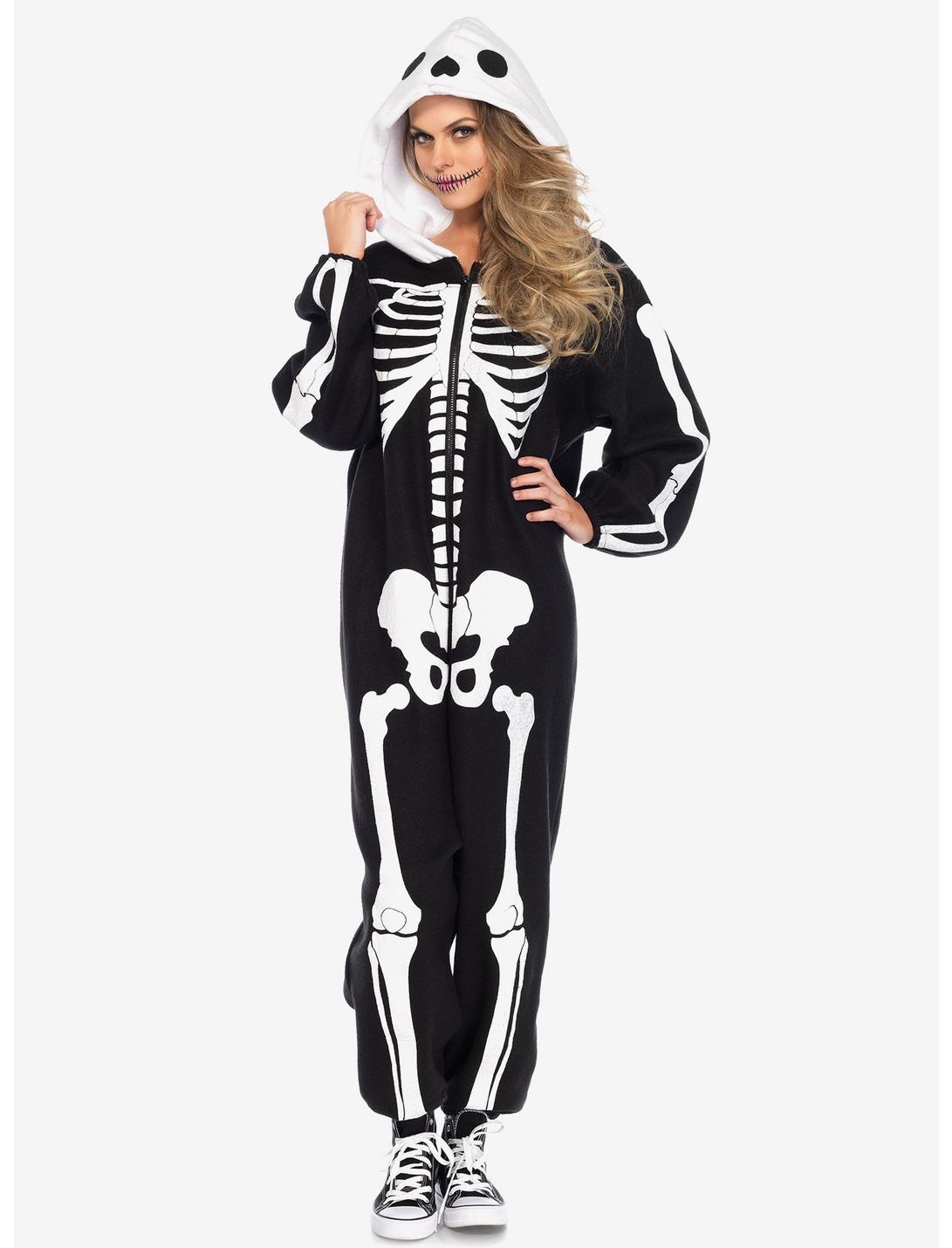 Skeleton Kigarumi Funsie Costume, , hi-res