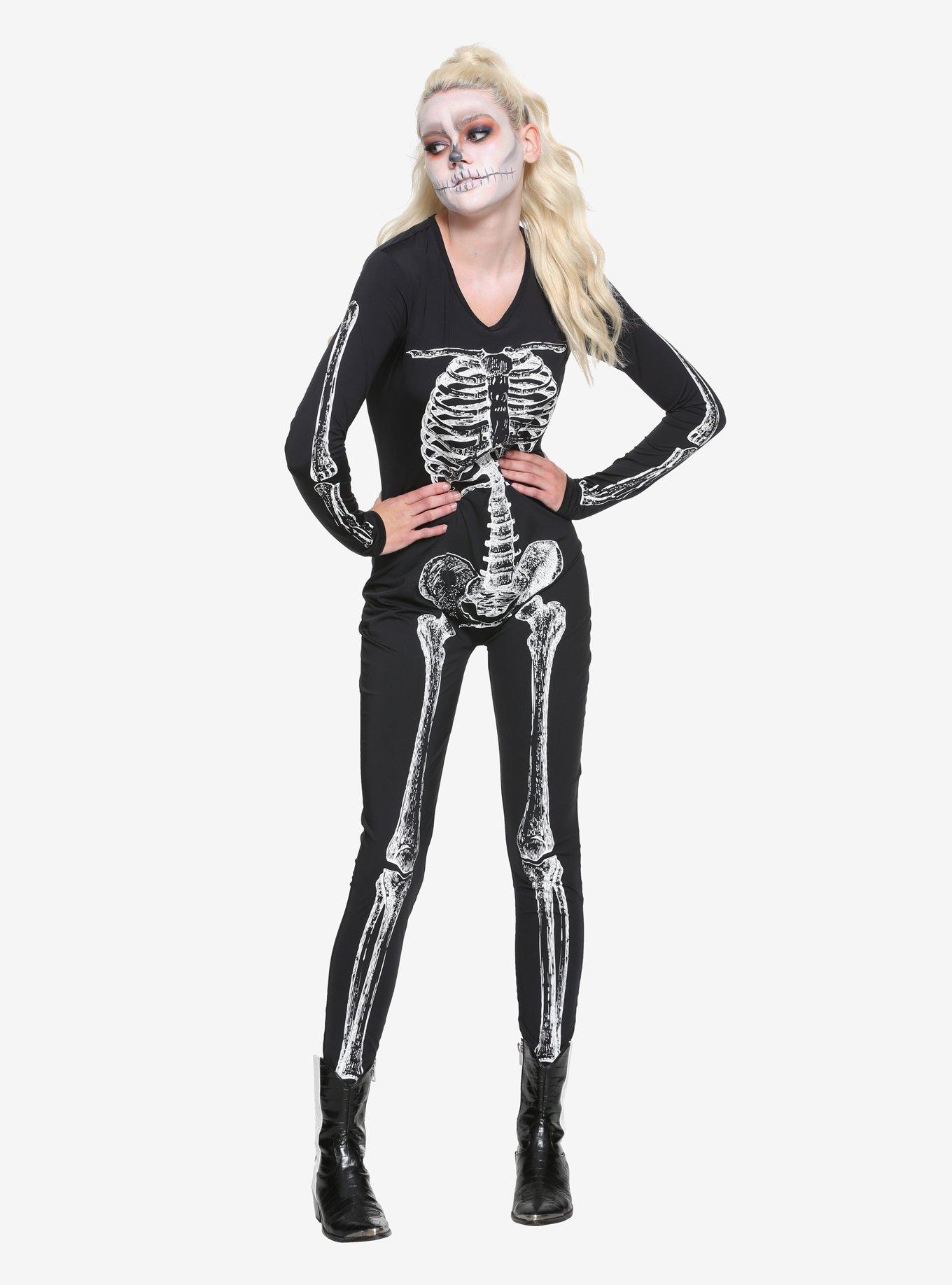 X-Ray Skeleton Catsuit, , hi-res