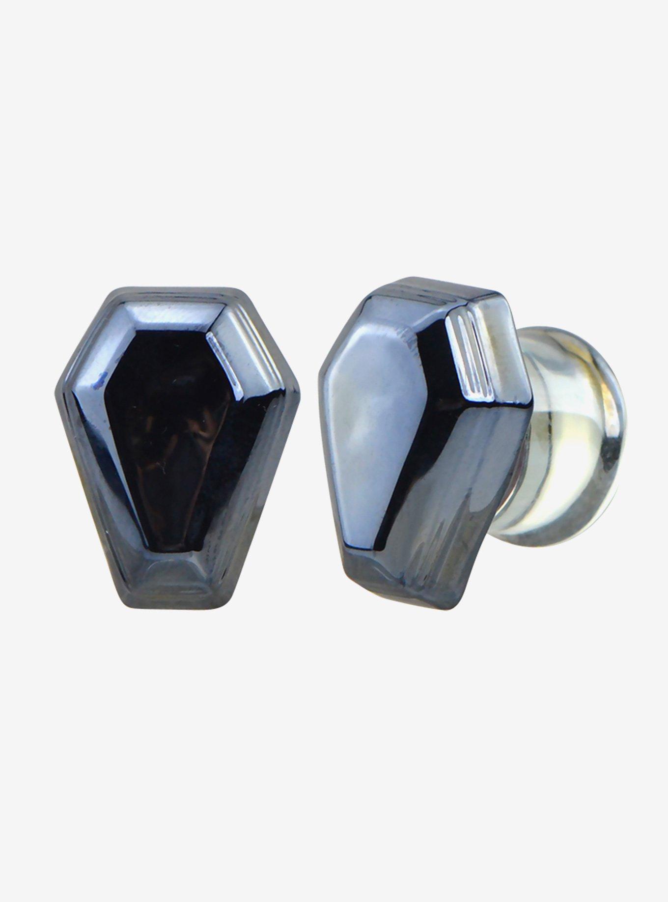 Glass Coffin Plug 2 Pack, PEWTER GREY, hi-res