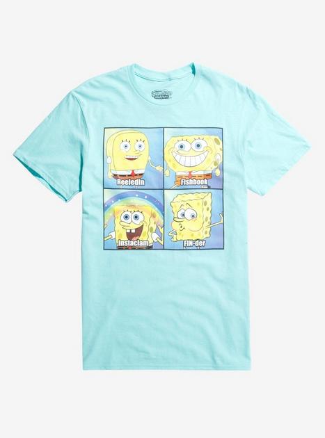 Spongebob Squarepants Social Media Challenge T-shirt 