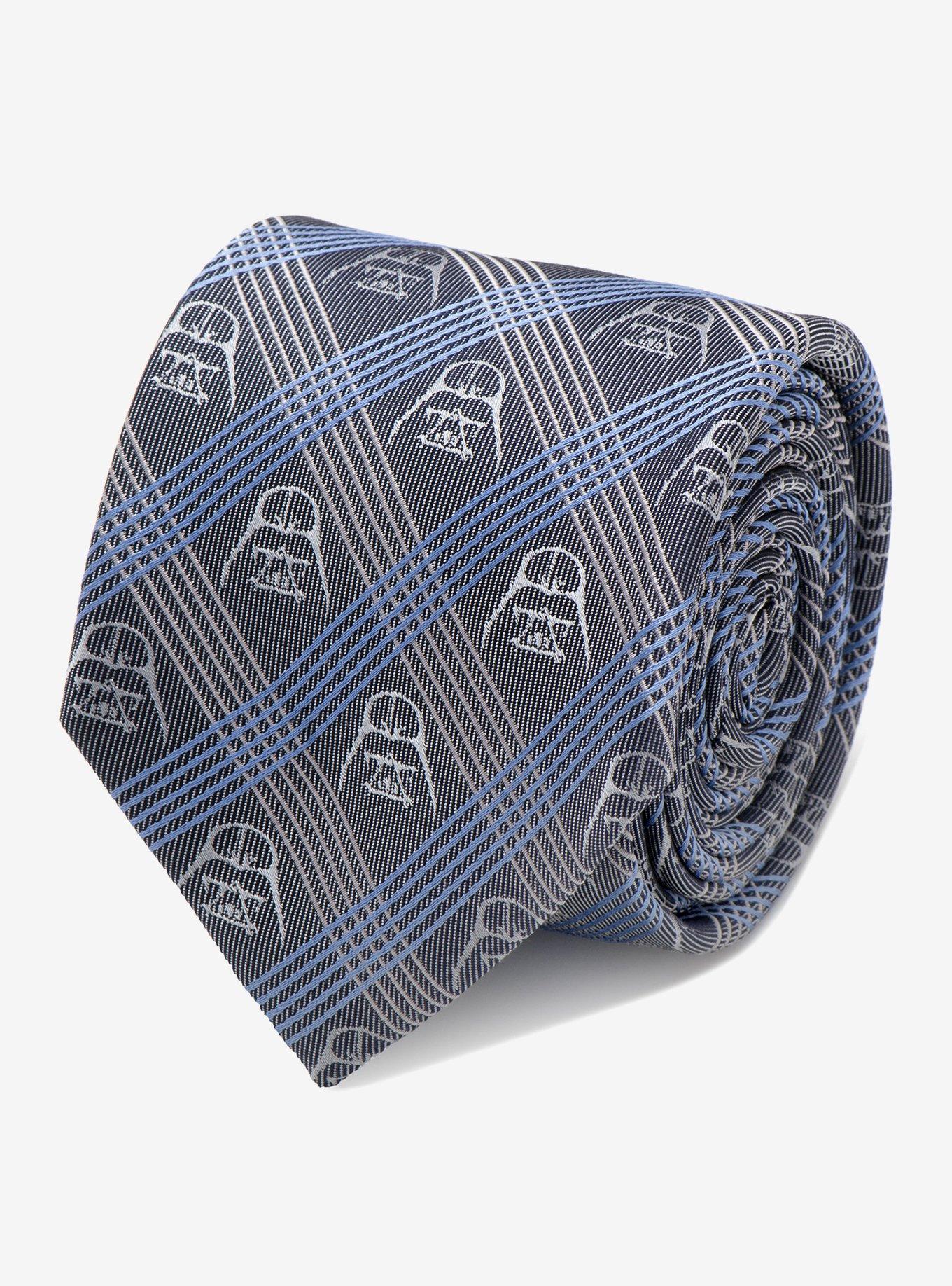 Star Wars Darth Vader Blue Plaid Tie, , hi-res