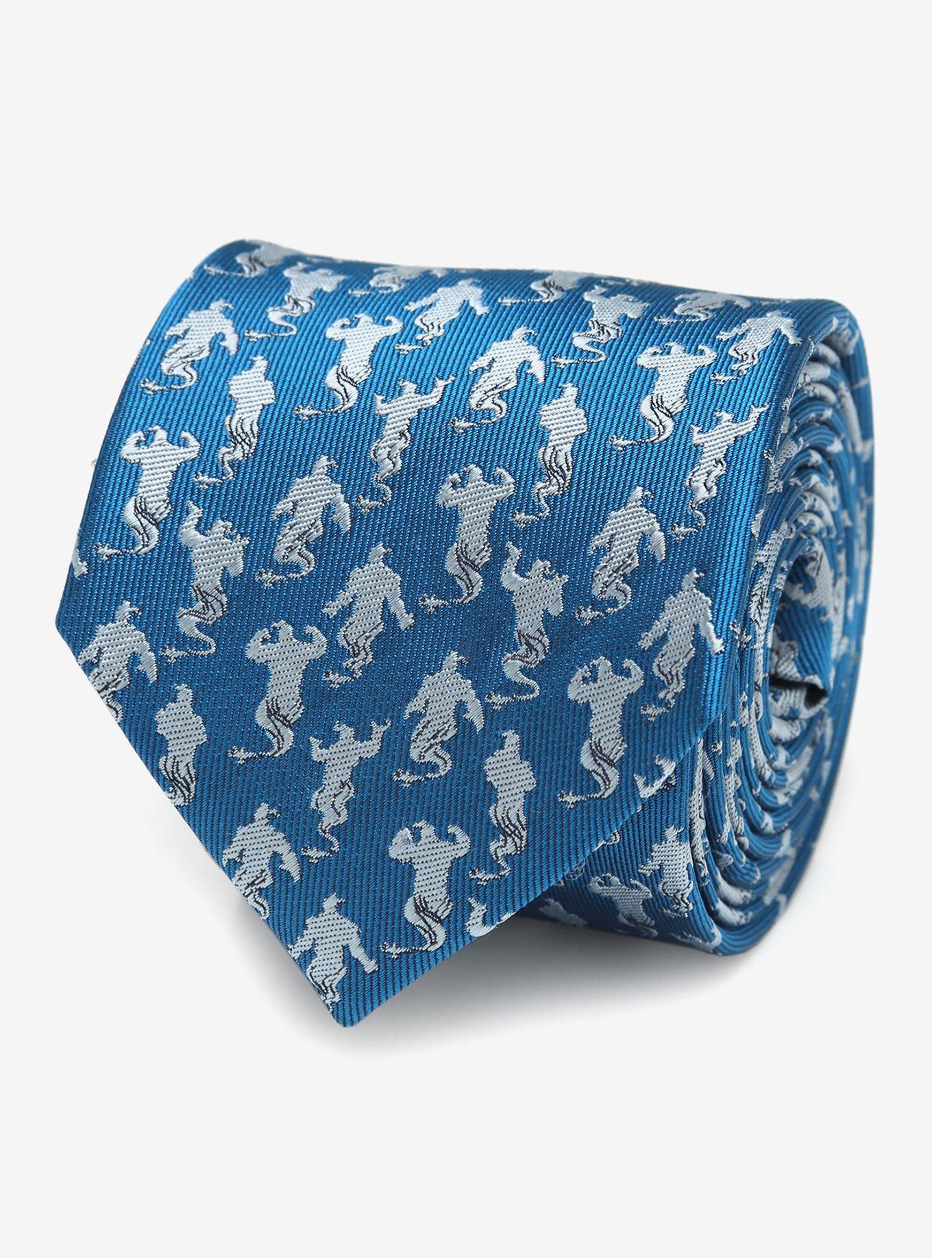 Disney Aladdin Genie Scattered Blue Tie, , hi-res