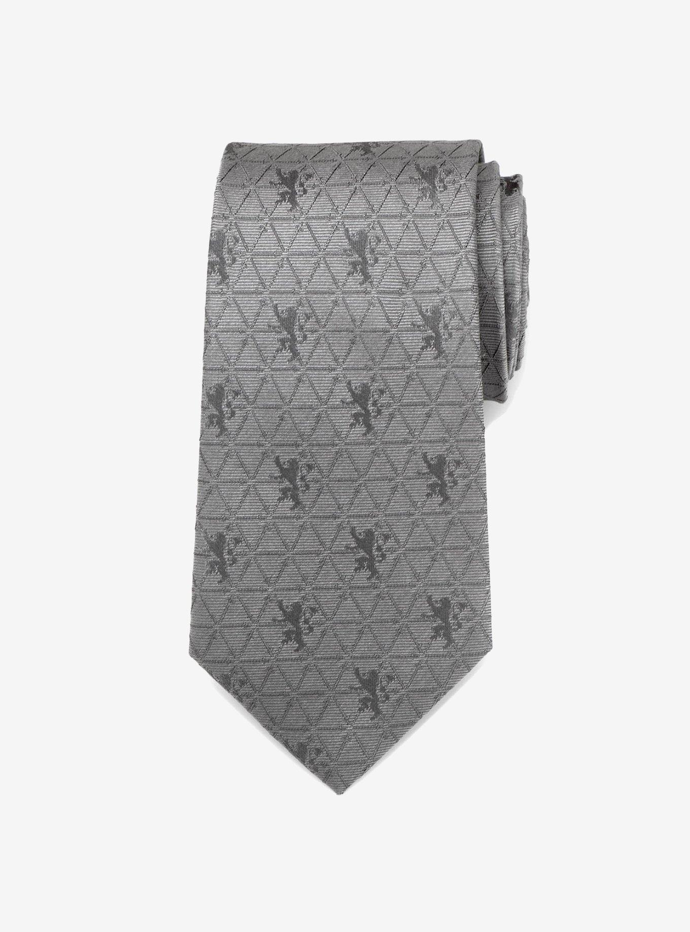 Game Of Thrones Lannister Geometric Sword Gray Tie, , hi-res