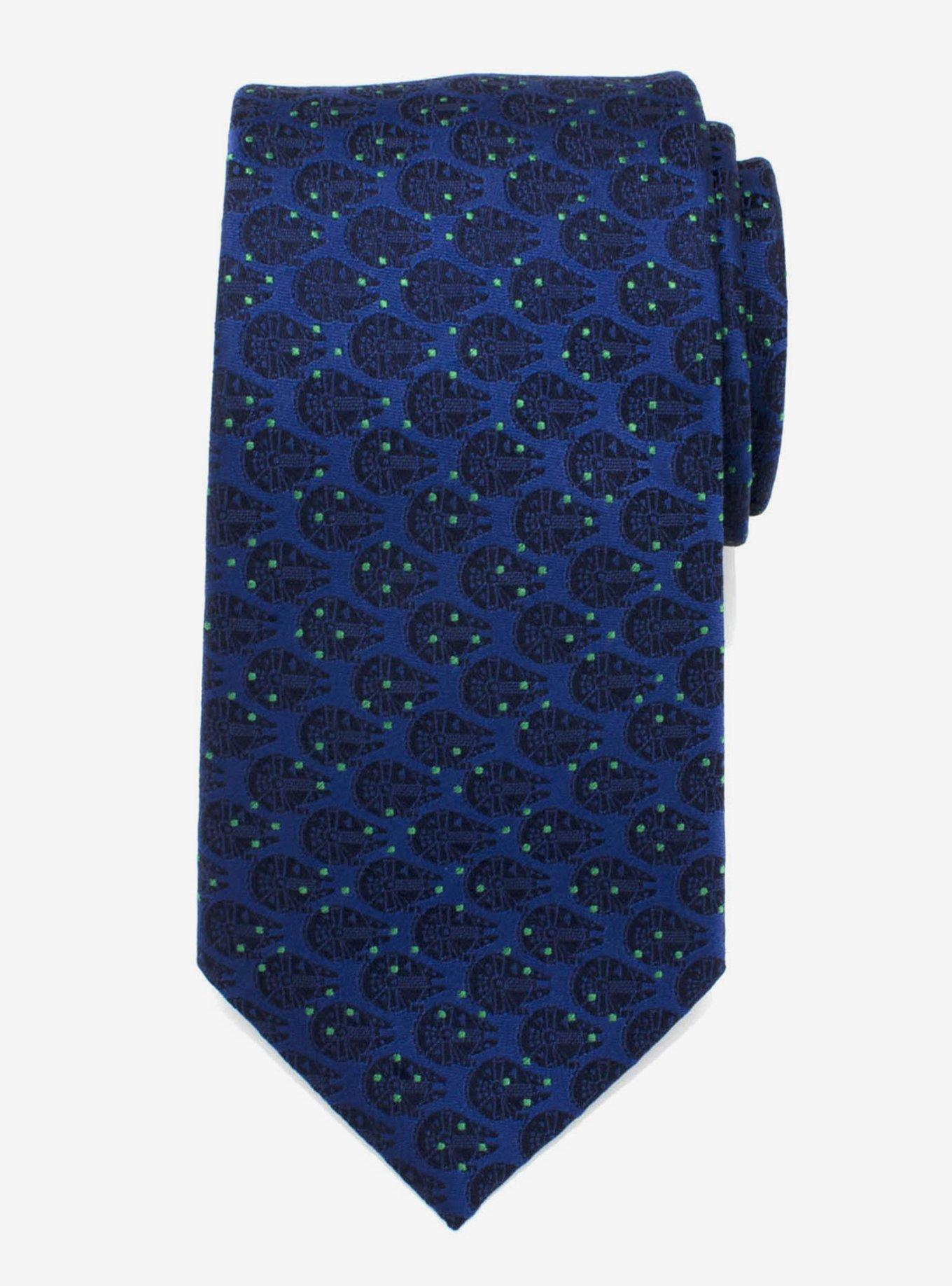 Star Wars Millennium Falcon Navy Dot Tie, , hi-res