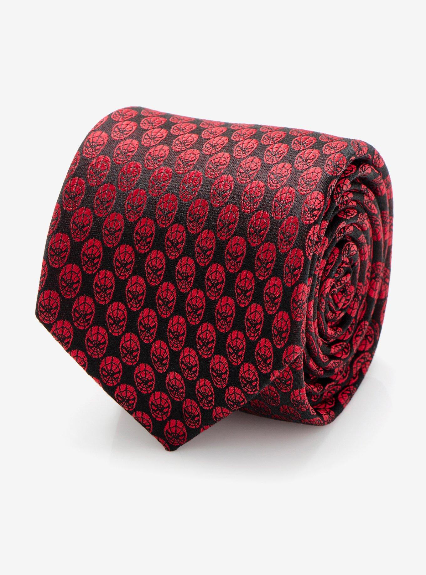 Marvel Spider-Man Mask Red Tie, , hi-res