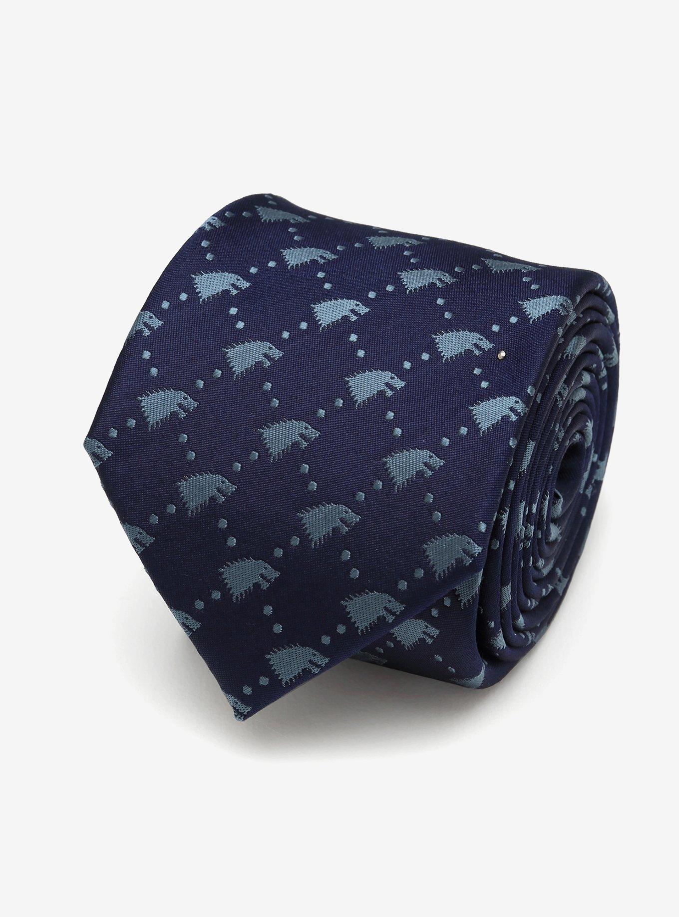 Game Of Thrones Stark Direwolf Tie