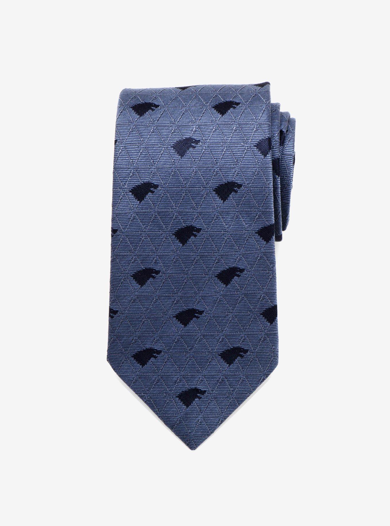 Game Of Thrones Stark Geometric Sword Blue Tie, , hi-res
