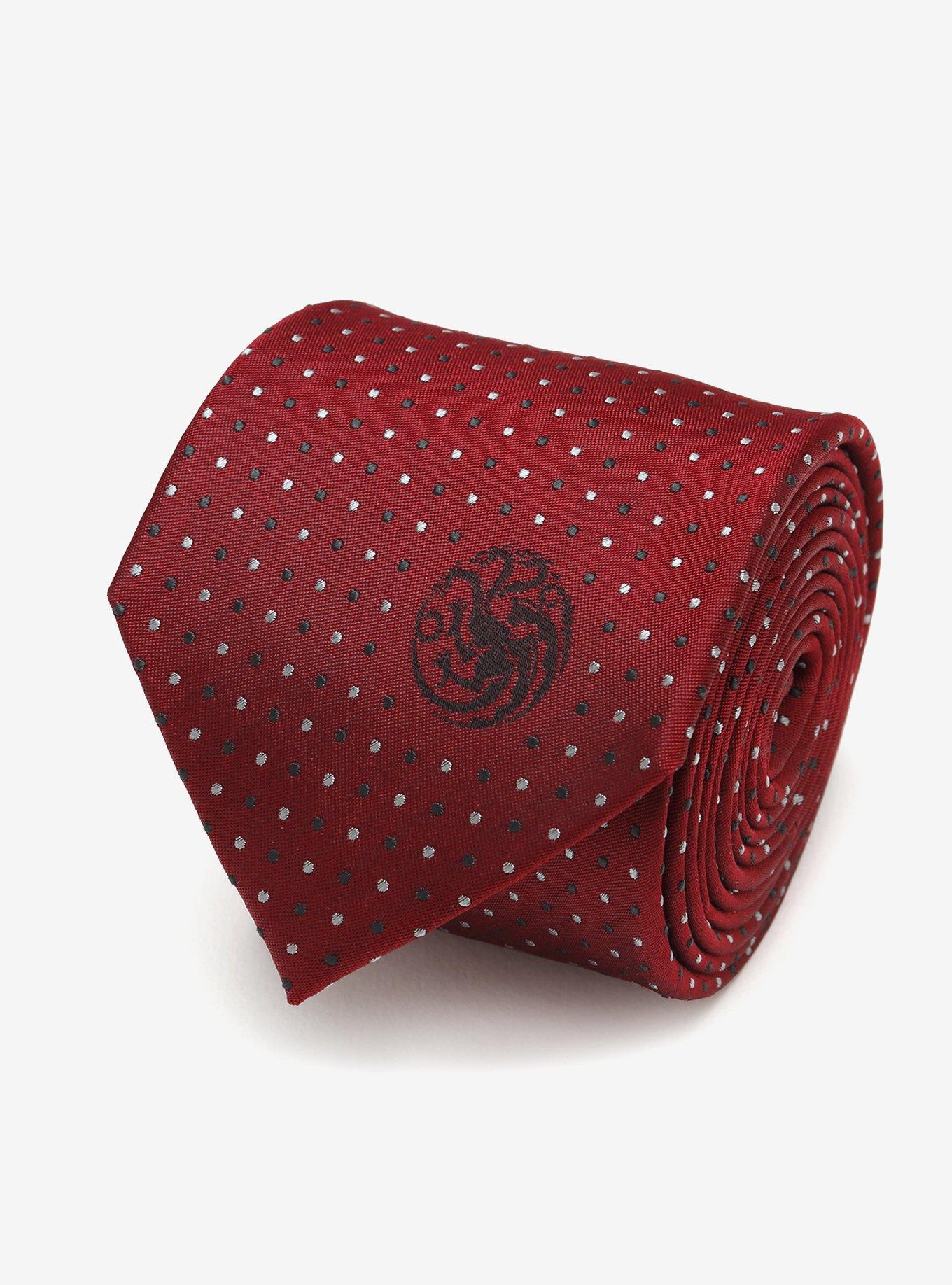 Game Of Thrones Targaryen Dragon Sigil Tie, , hi-res