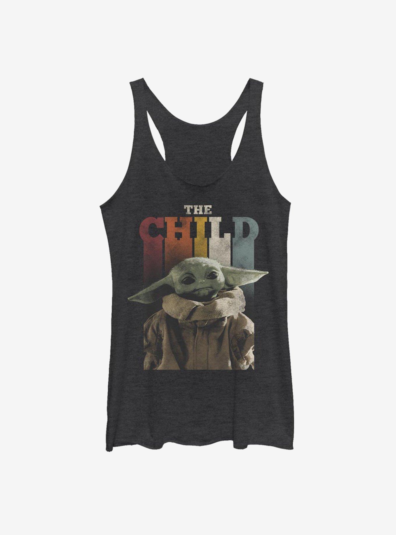 Star Wars The Mandalorian The Child Girls Tank, BLK HTR, hi-res