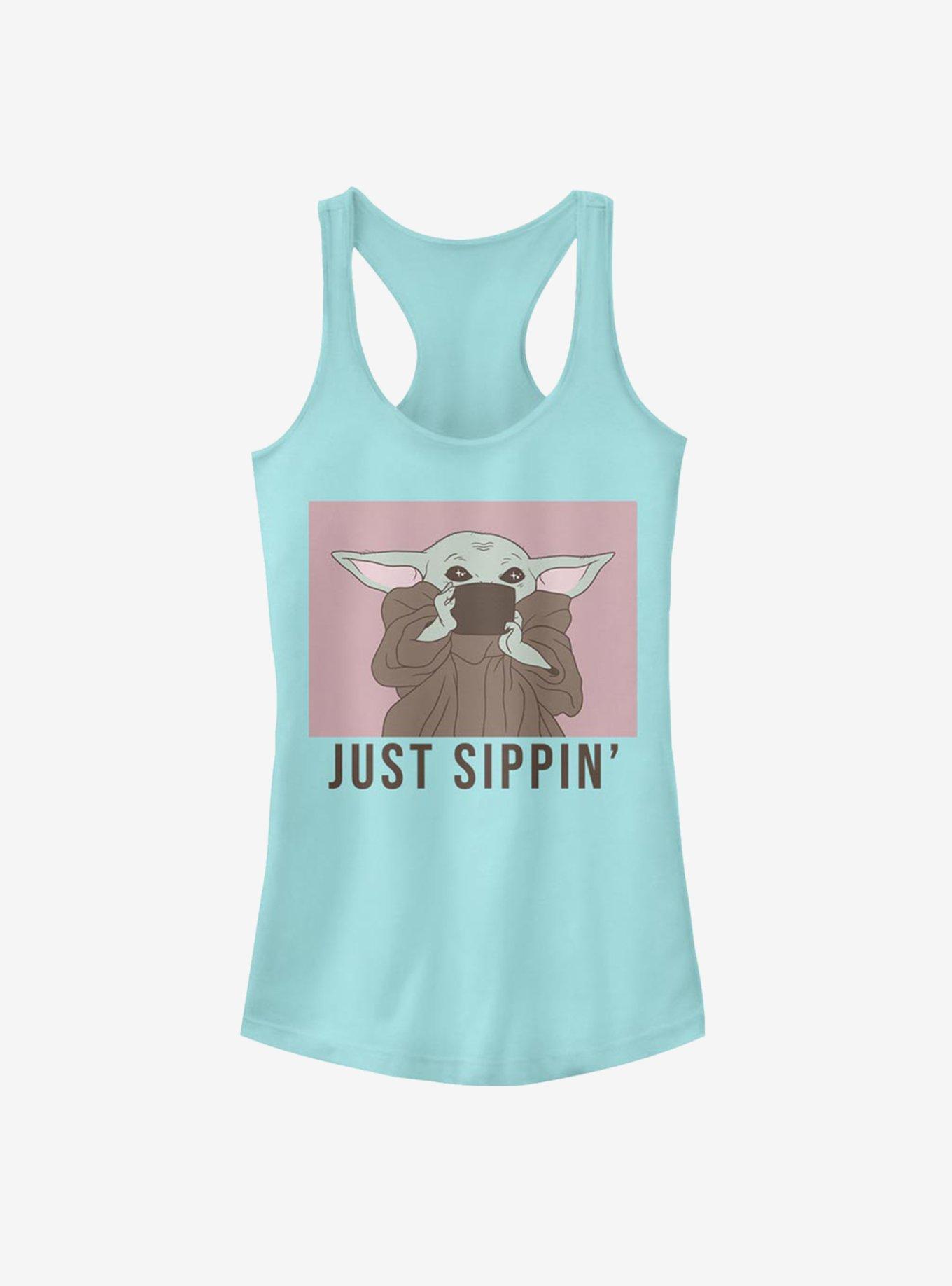 Star Wars The Mandalorian The Child Just Sippin Girls Tank, , hi-res