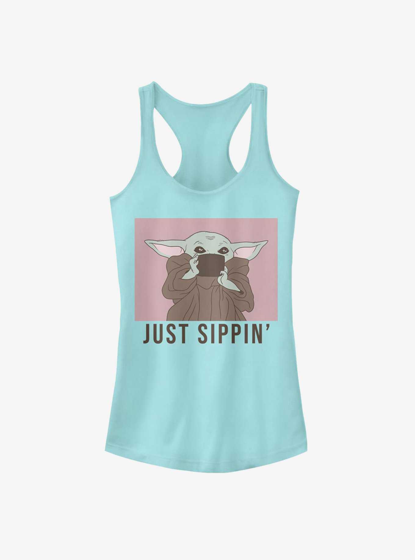 Star Wars The Mandalorian The Child Just Sippin Girls Tank, , hi-res