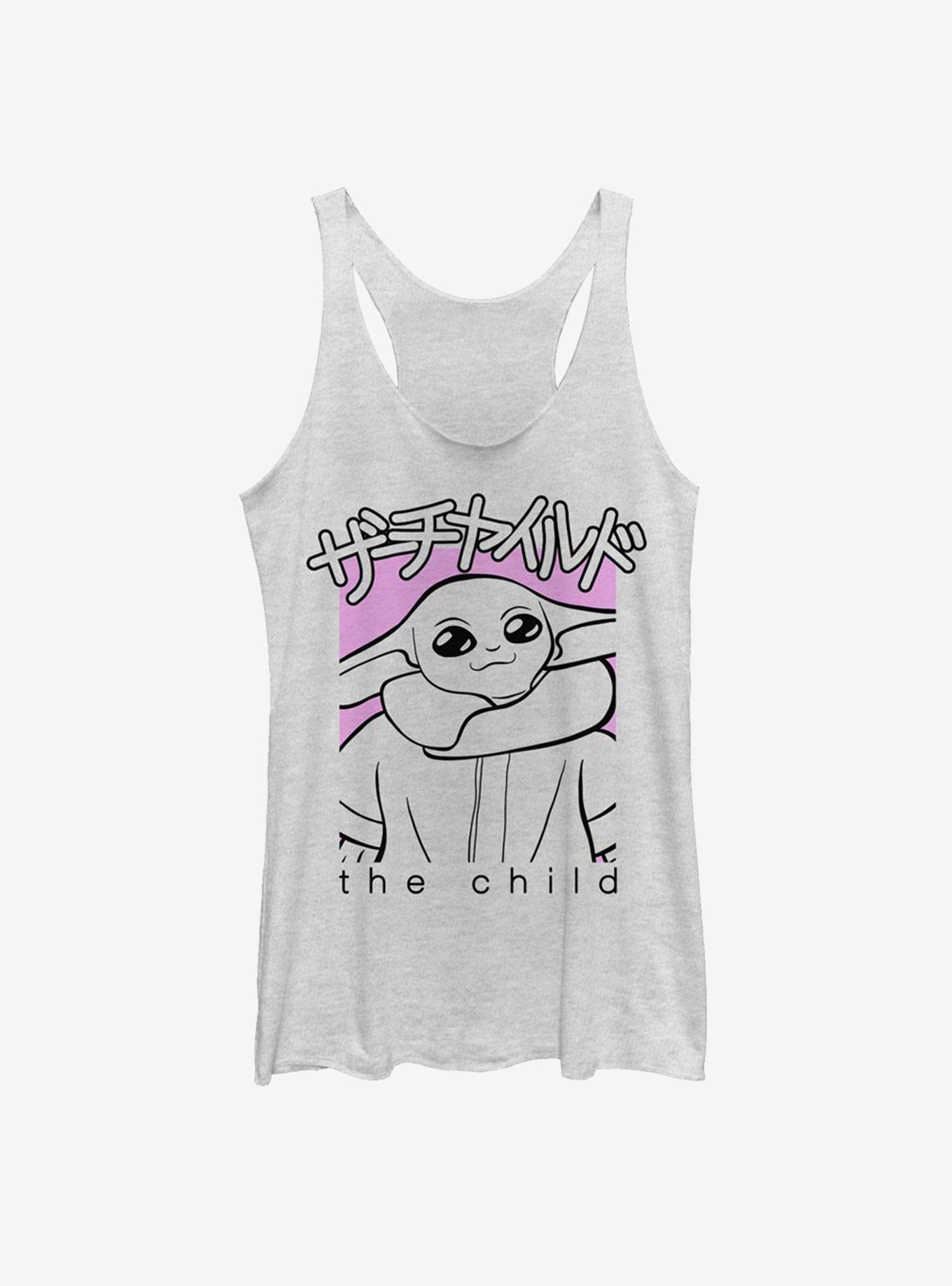 Star Wars The Mandalorian The Child Kawaii Girls Tank, WHITE HTR, hi-res