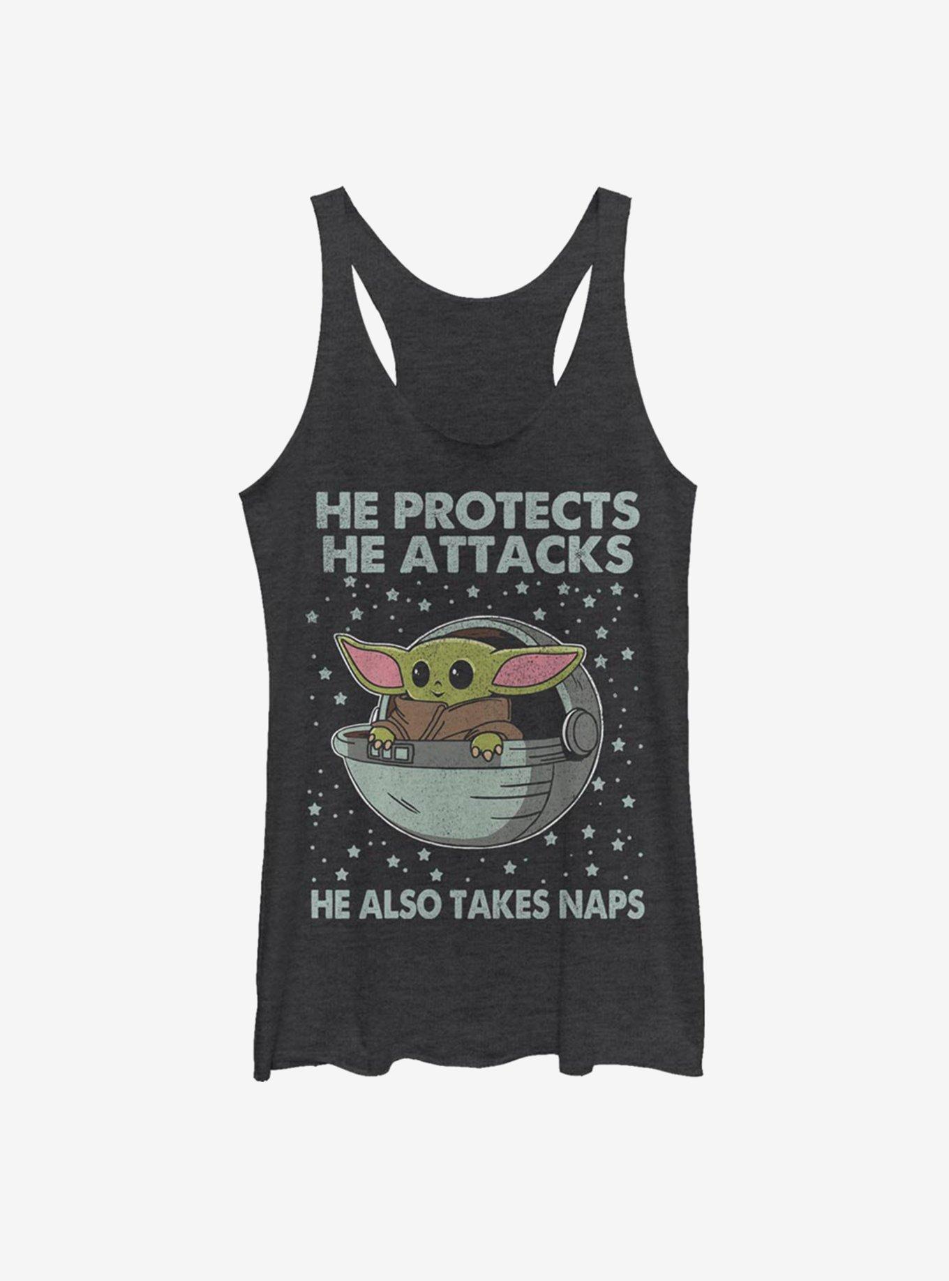 Star Wars The Mandalorian The Child Naps Girls Tank