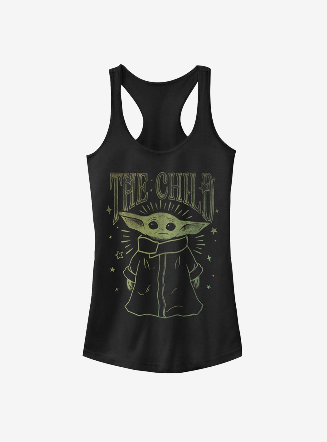 Star Wars The Mandalorian The Child Starry Night Girls Tank, BLACK, hi-res