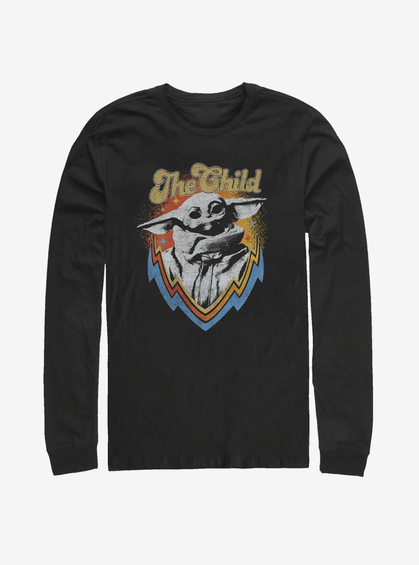 Star Wars The Mandalorian Child Retro Long-Sleeve T-Shirt